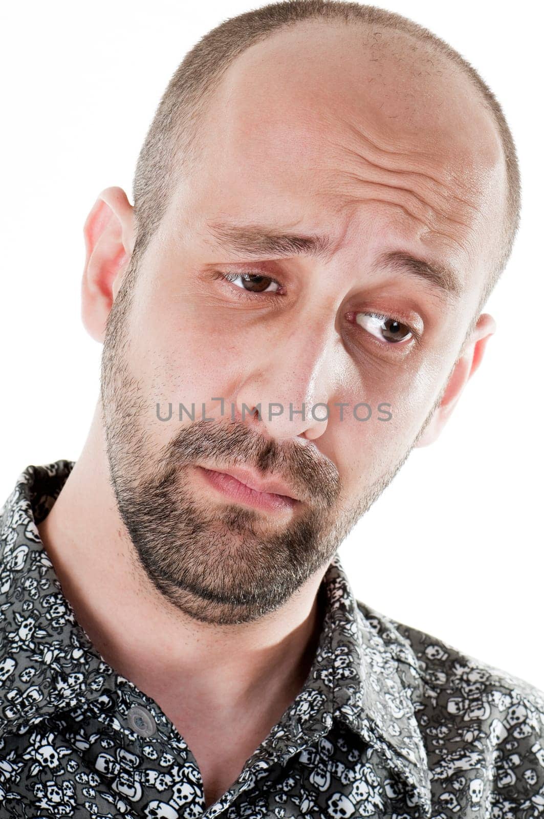 sad look