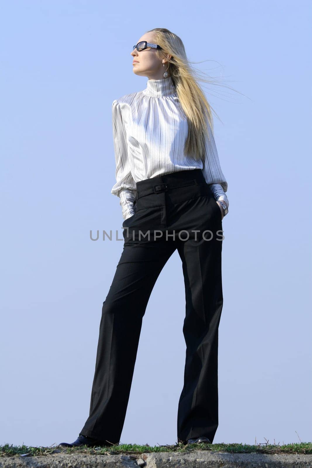fashion woman in the sun