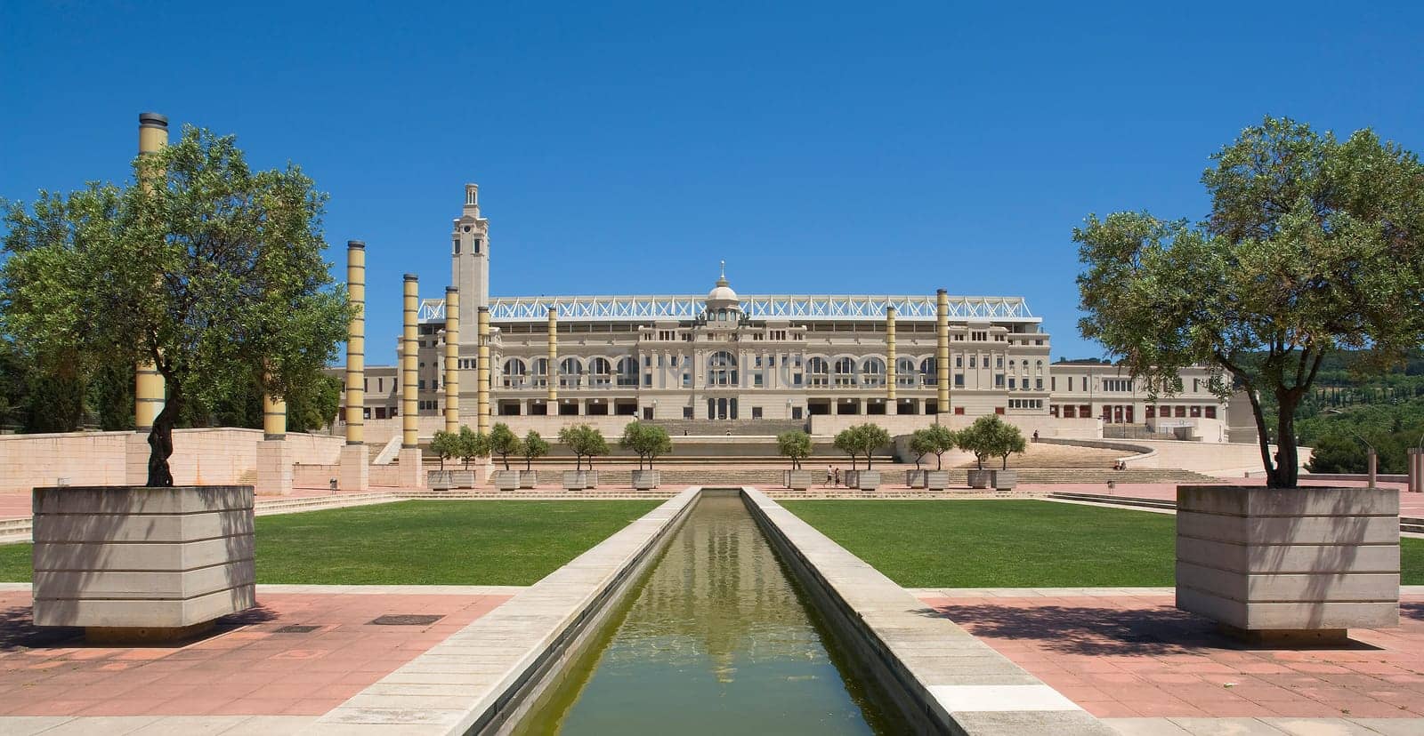 The Olympic Stadium in Barcelona