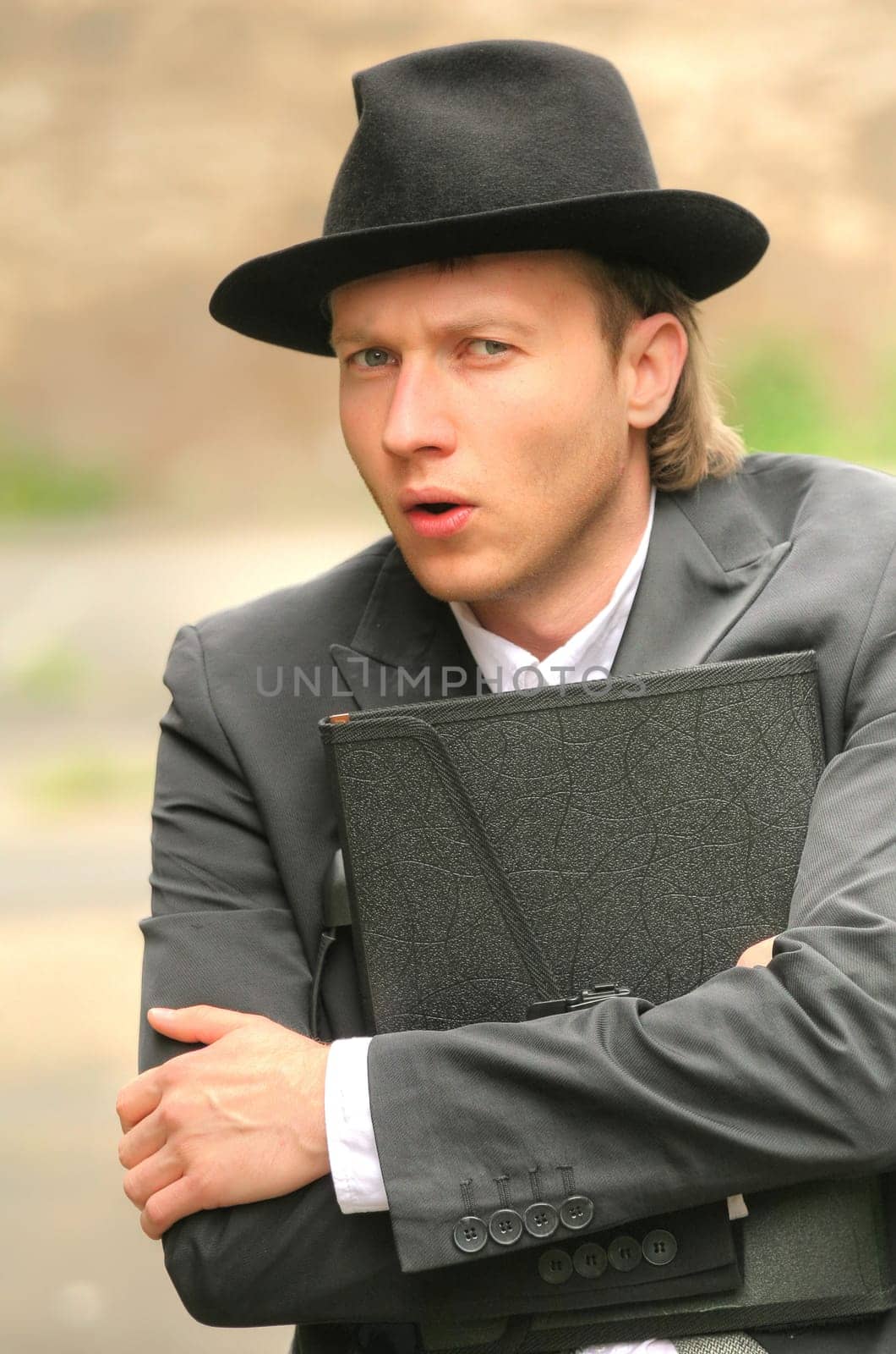 surprised businessman