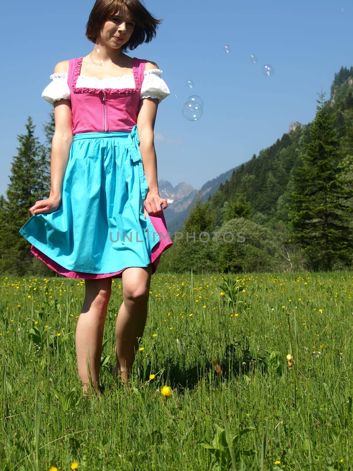 Girl in Dirndl