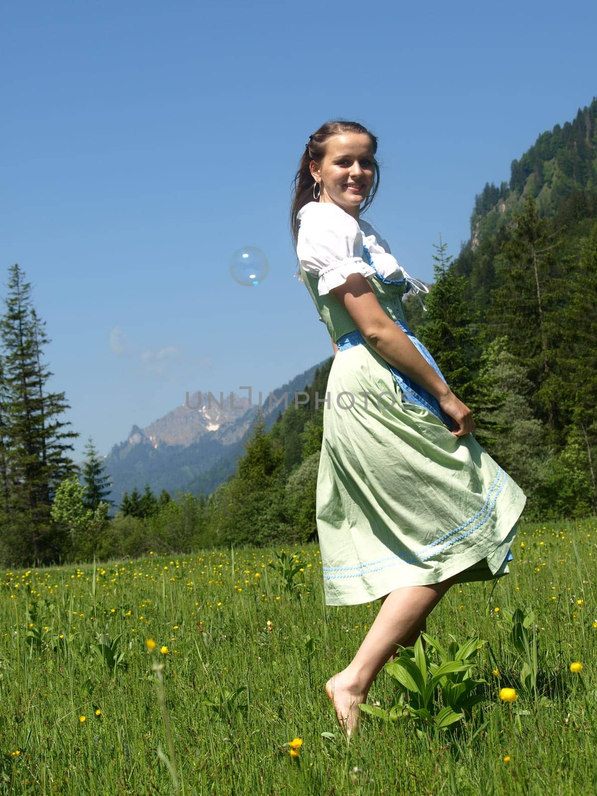 Girl in Dirndl