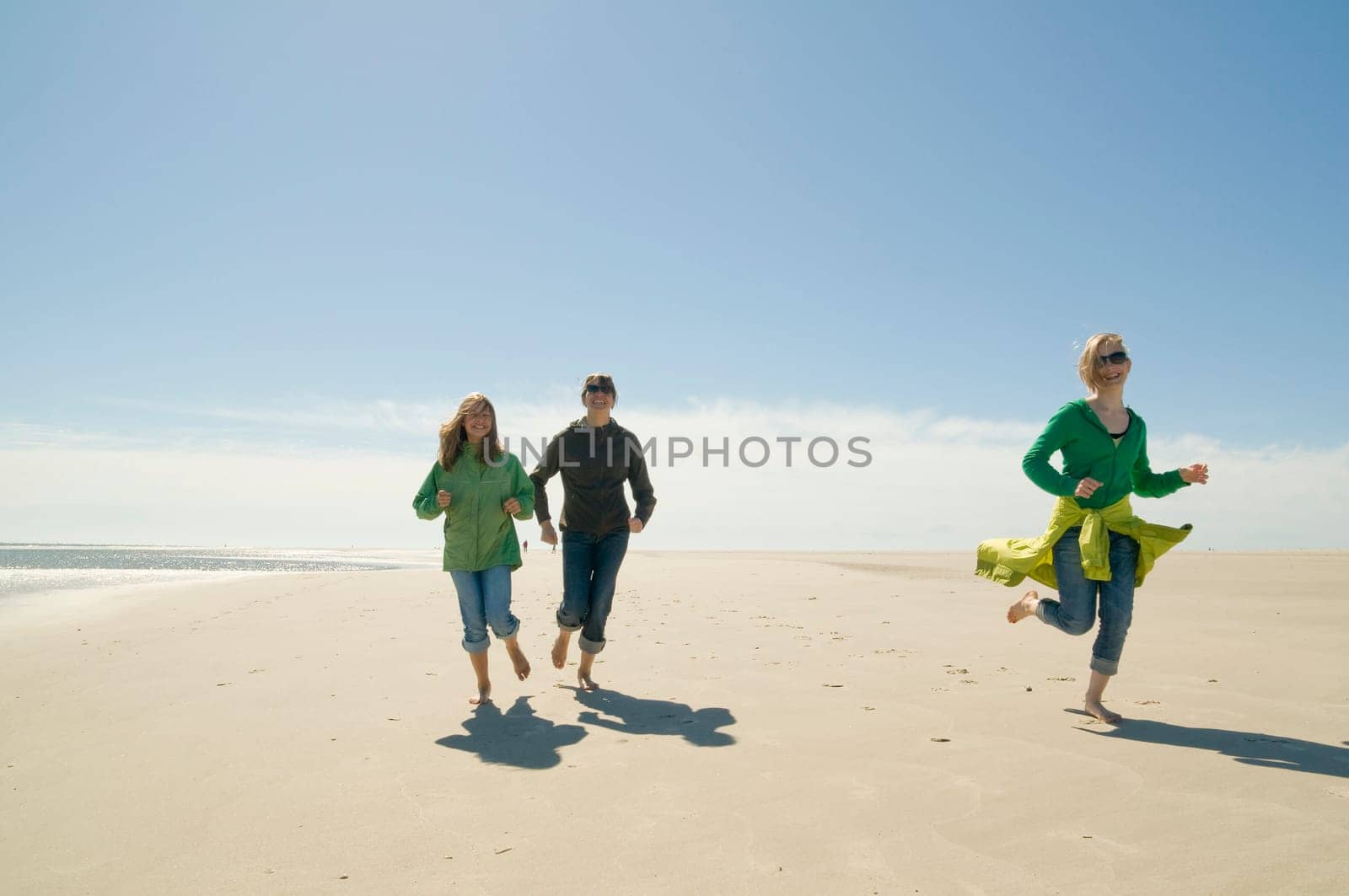 on the beach