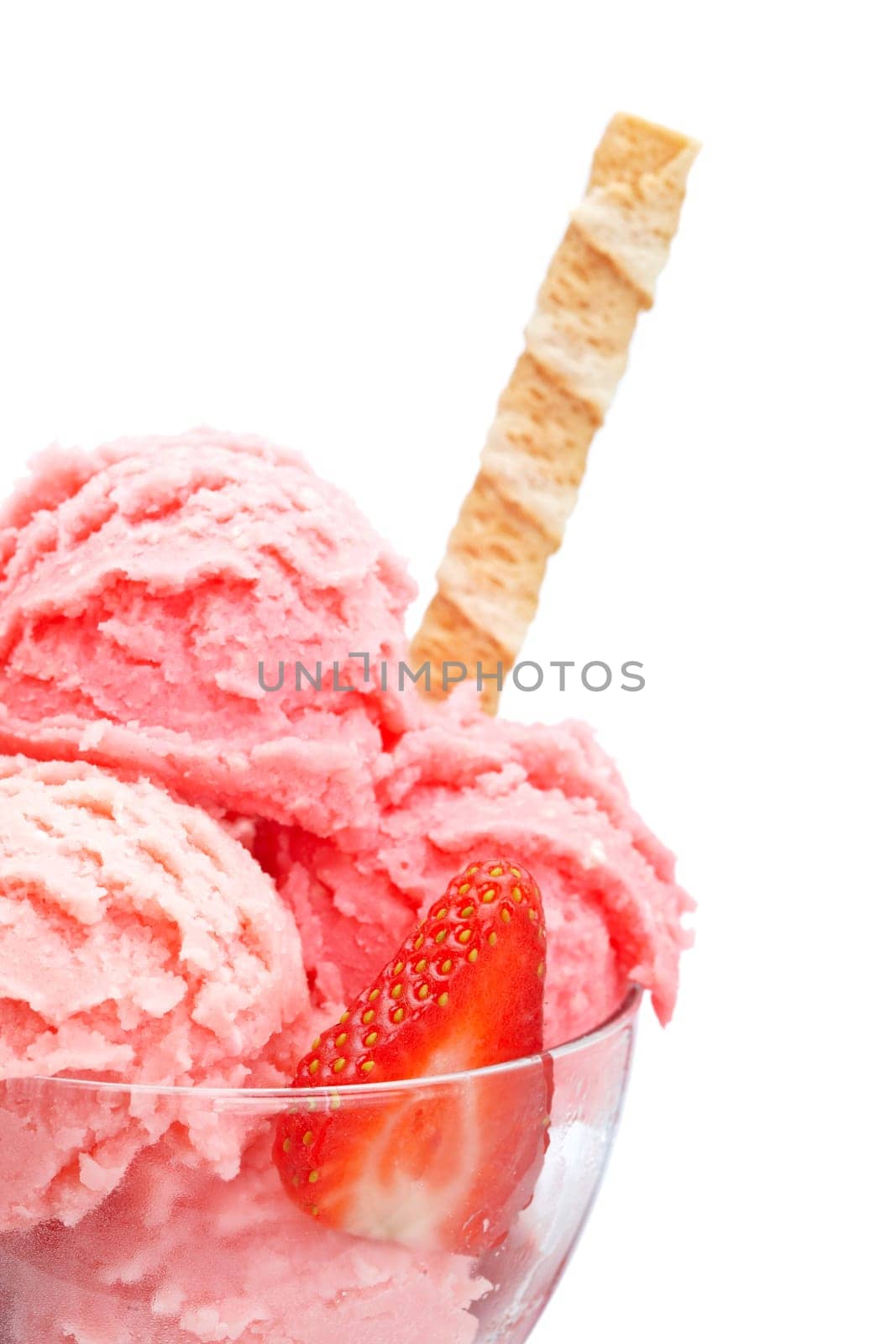 Strawberry ice cream