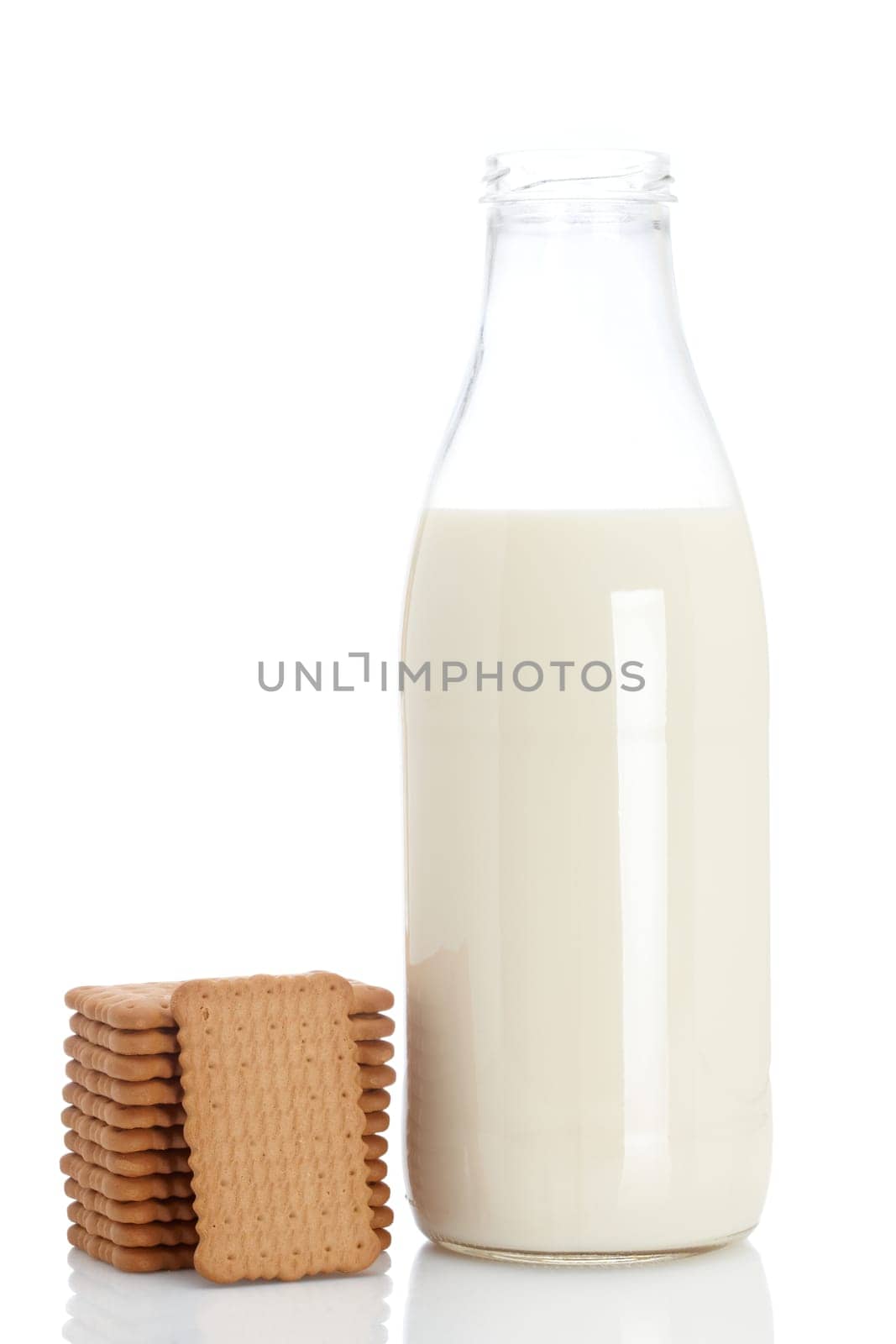 Cookies and milk bottle