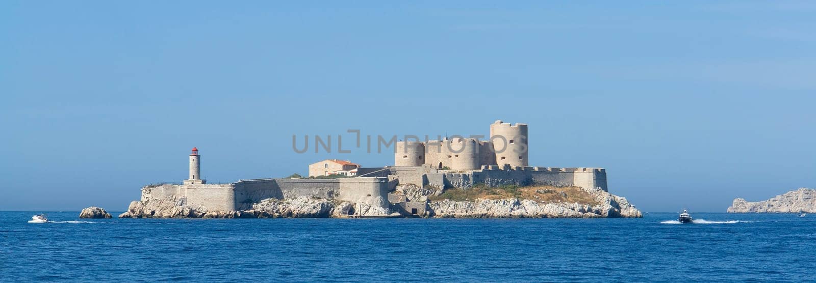 Chateau dIf in front of Marseille