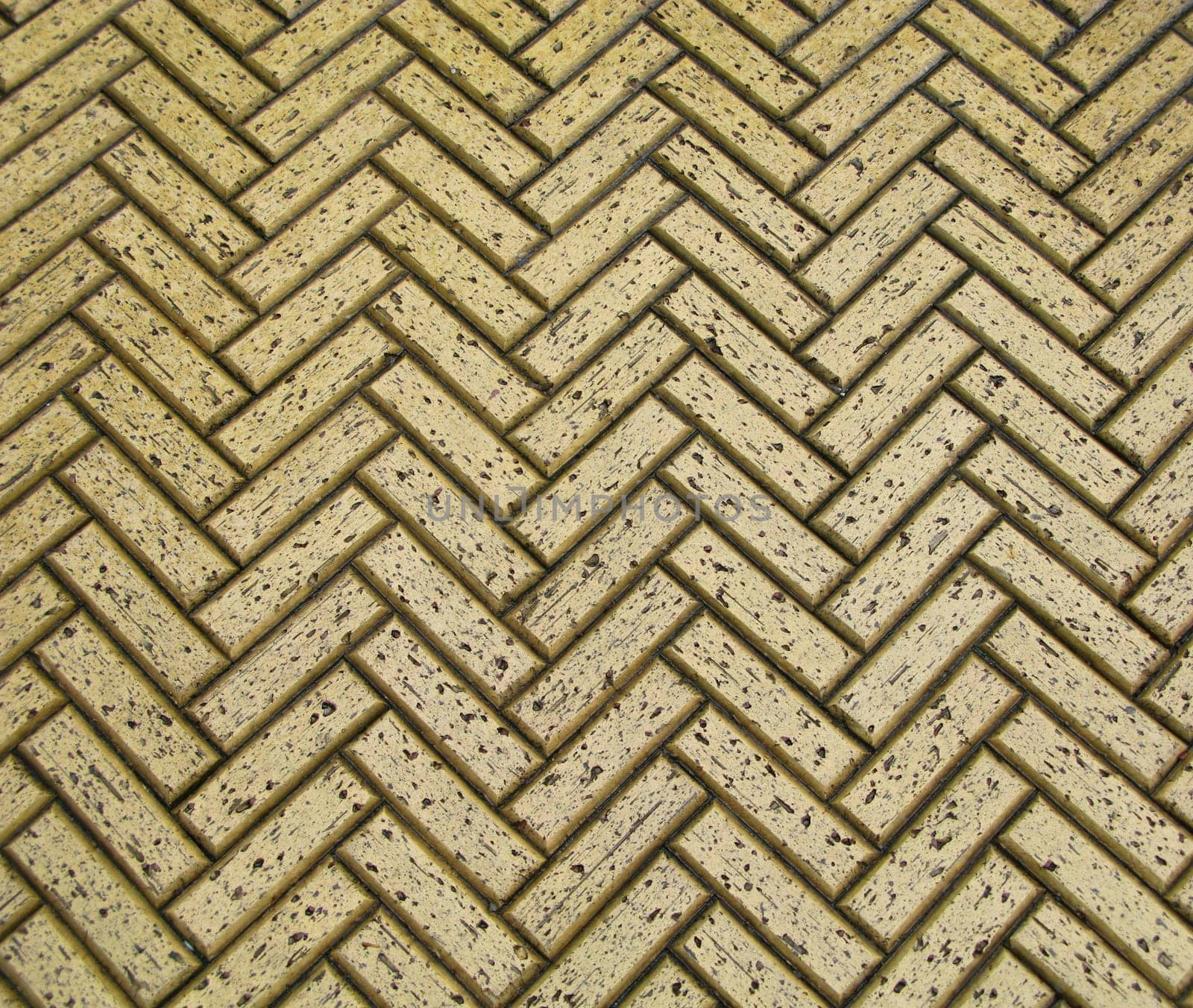 Unique brick walkway pattern