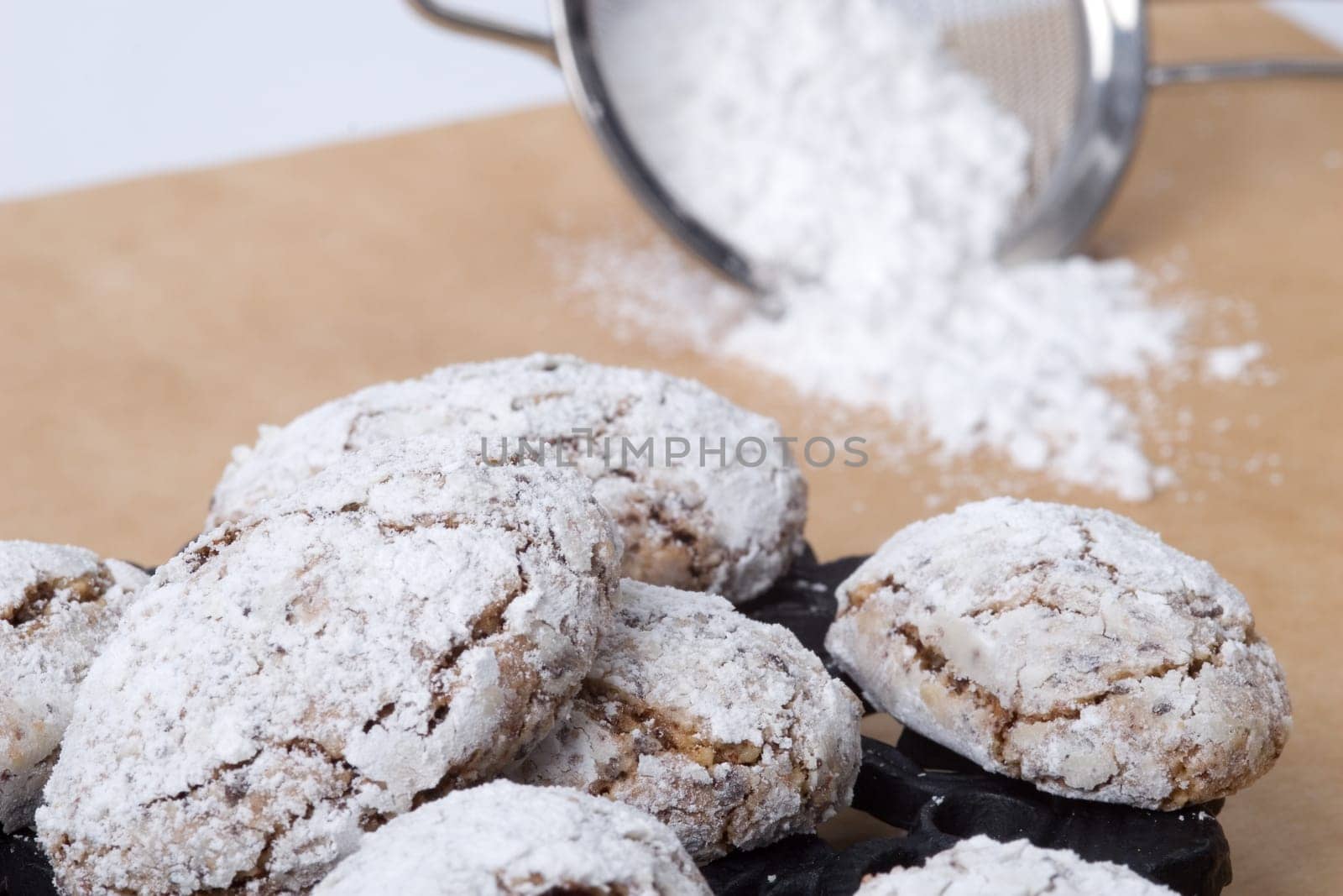 Biscuits and colander