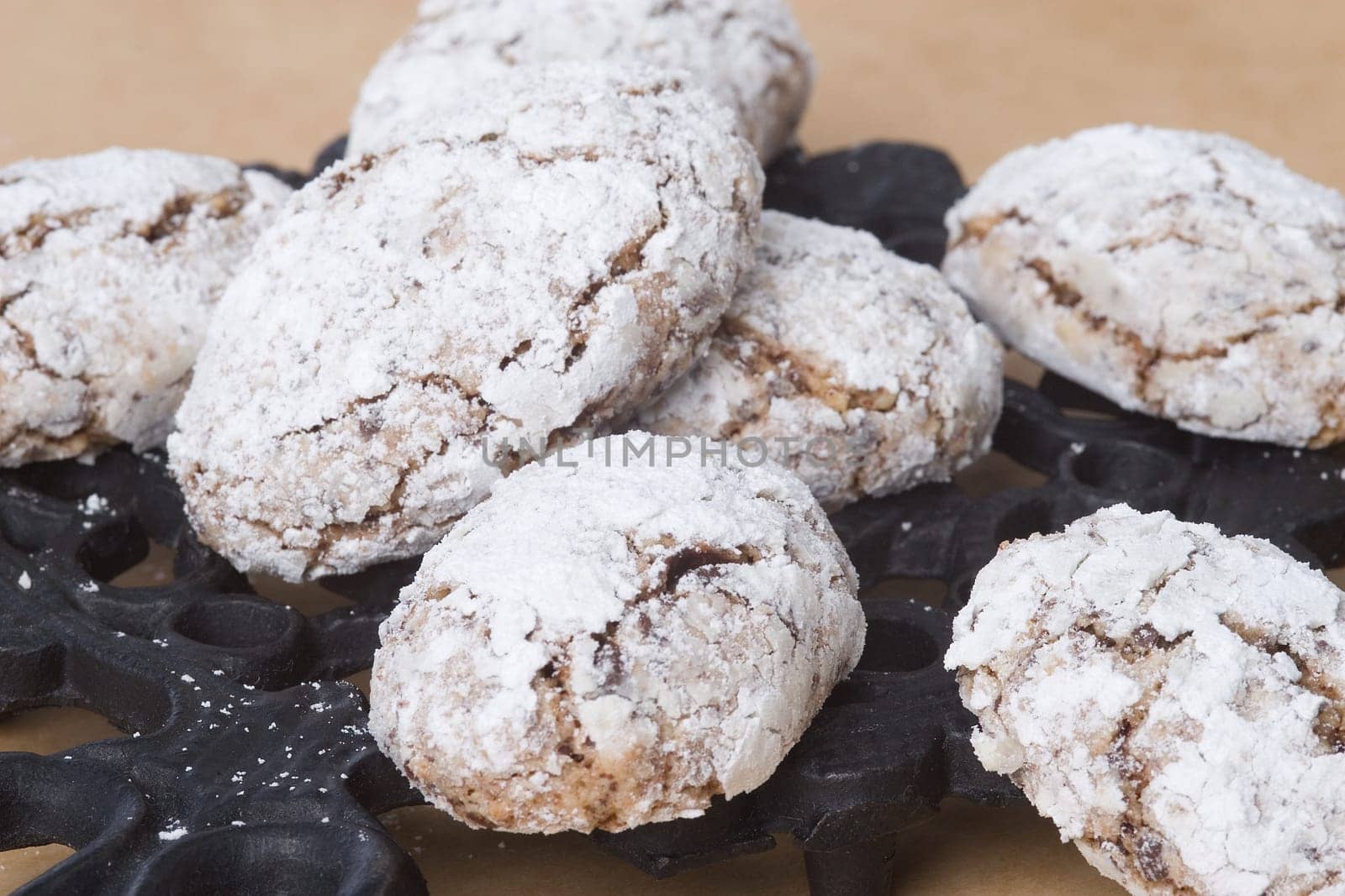 Pile of biscuits