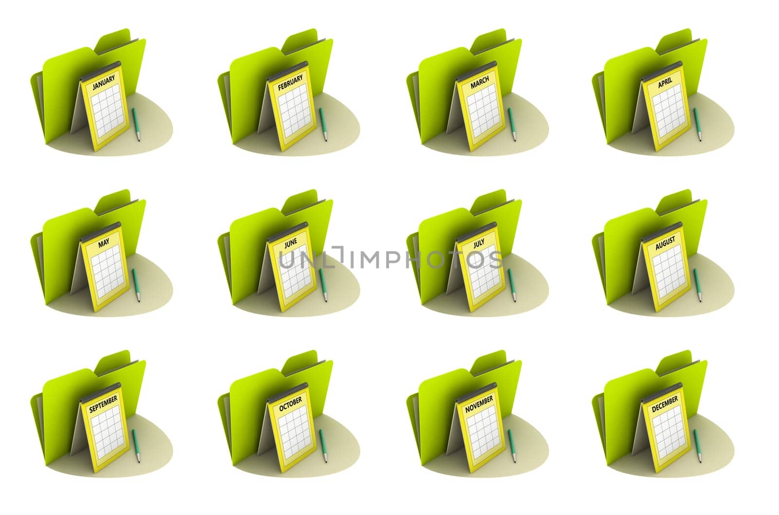 Calender Icon set