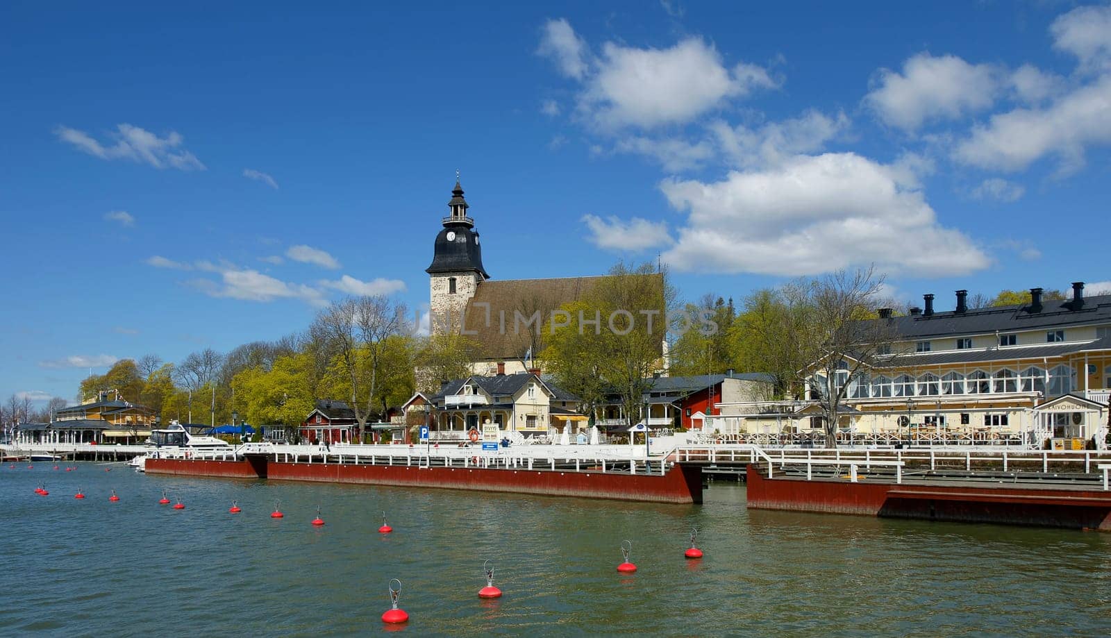with its old beach restaurants and promenade. Finland
