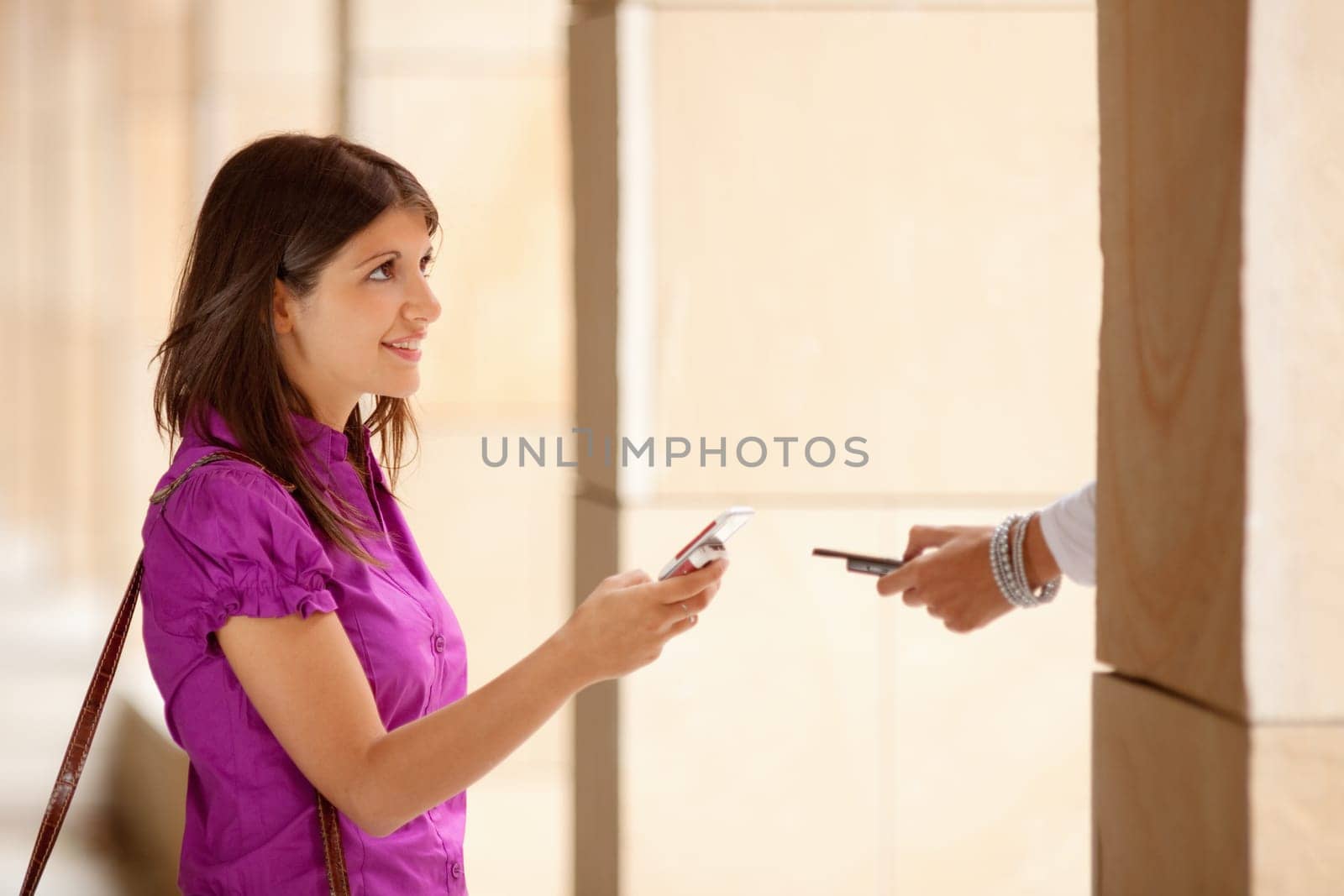young businesswoman on the phone