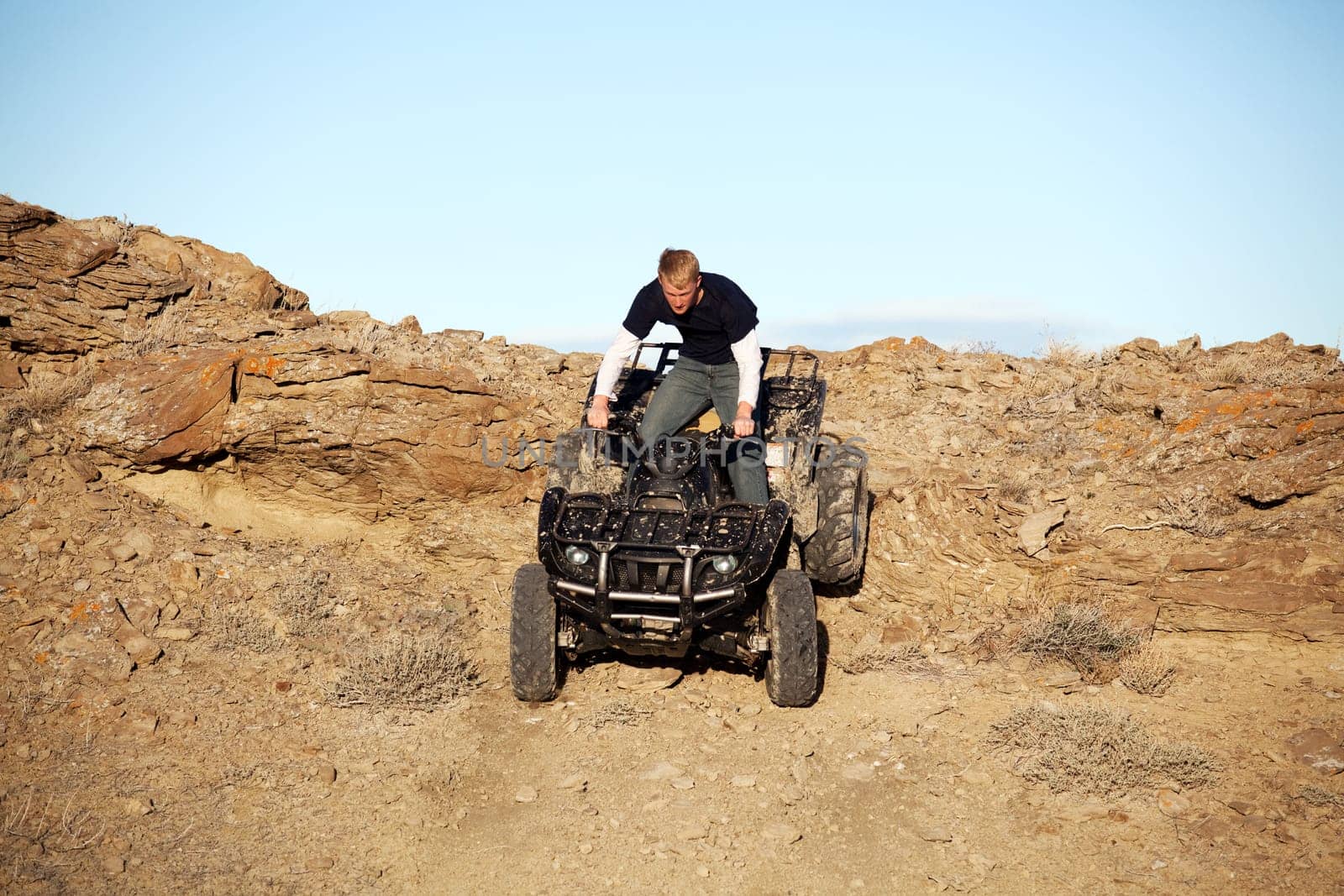teen on quad ATV