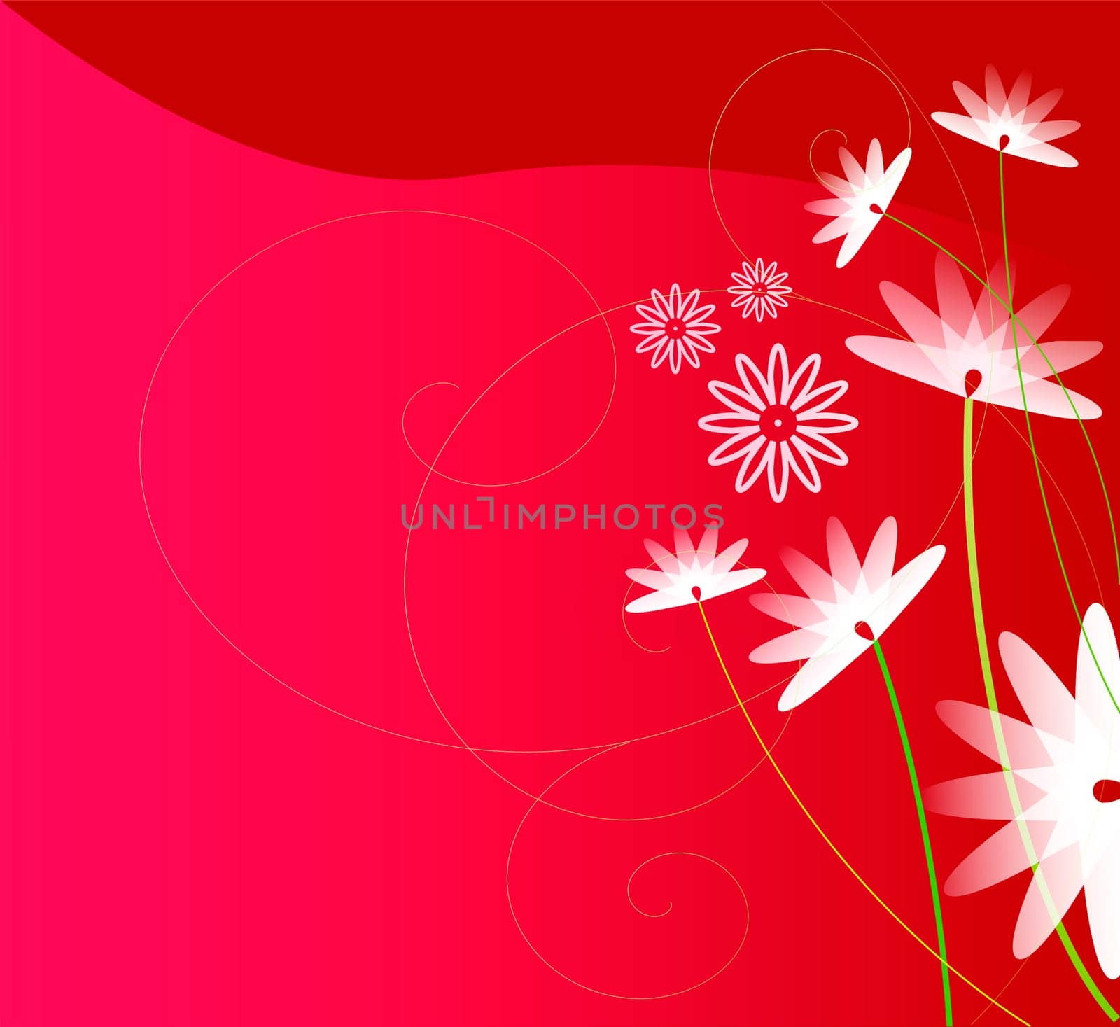 Floral Background Blank RRW
