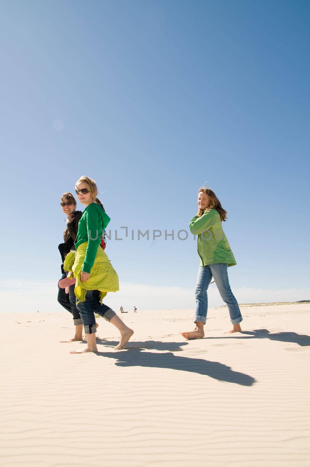 on the beach