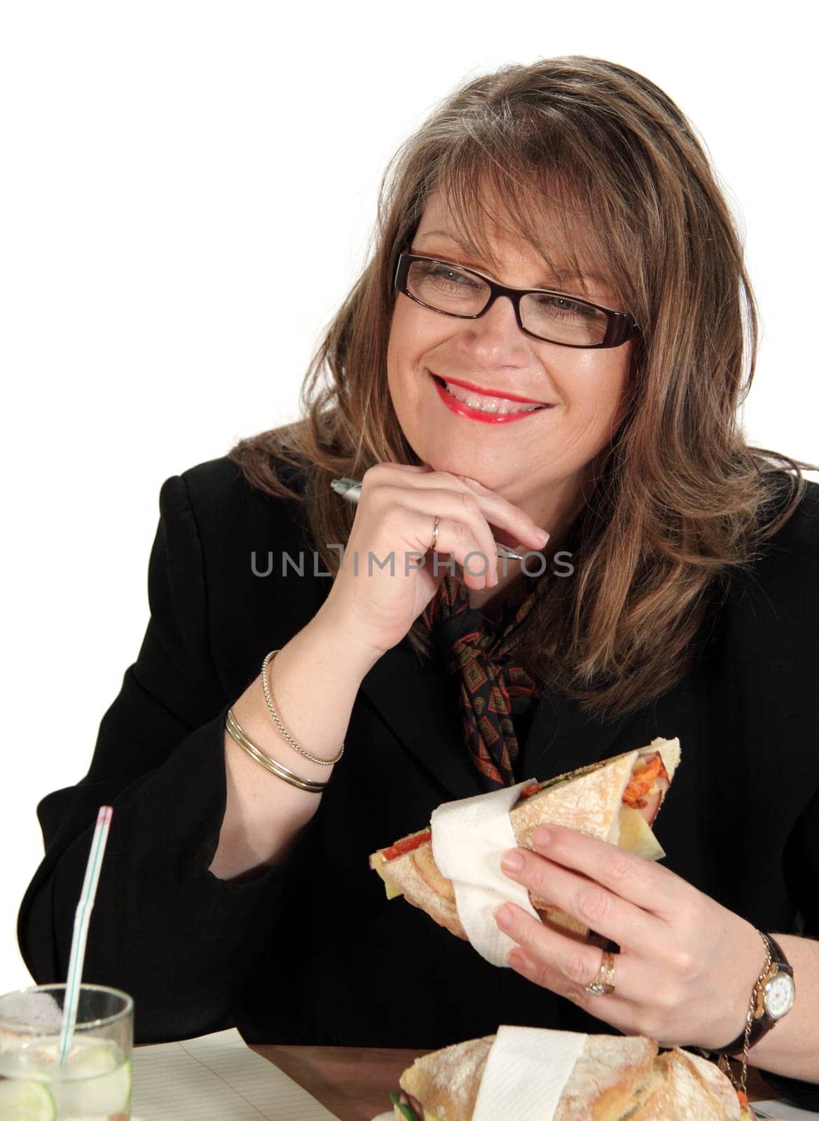 Businesswoman Lunch