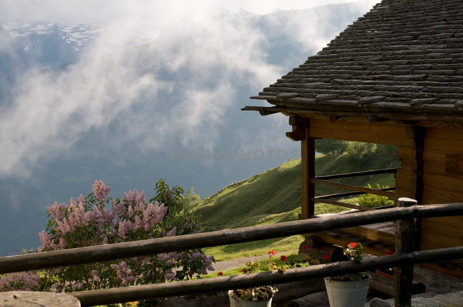 In the mountains