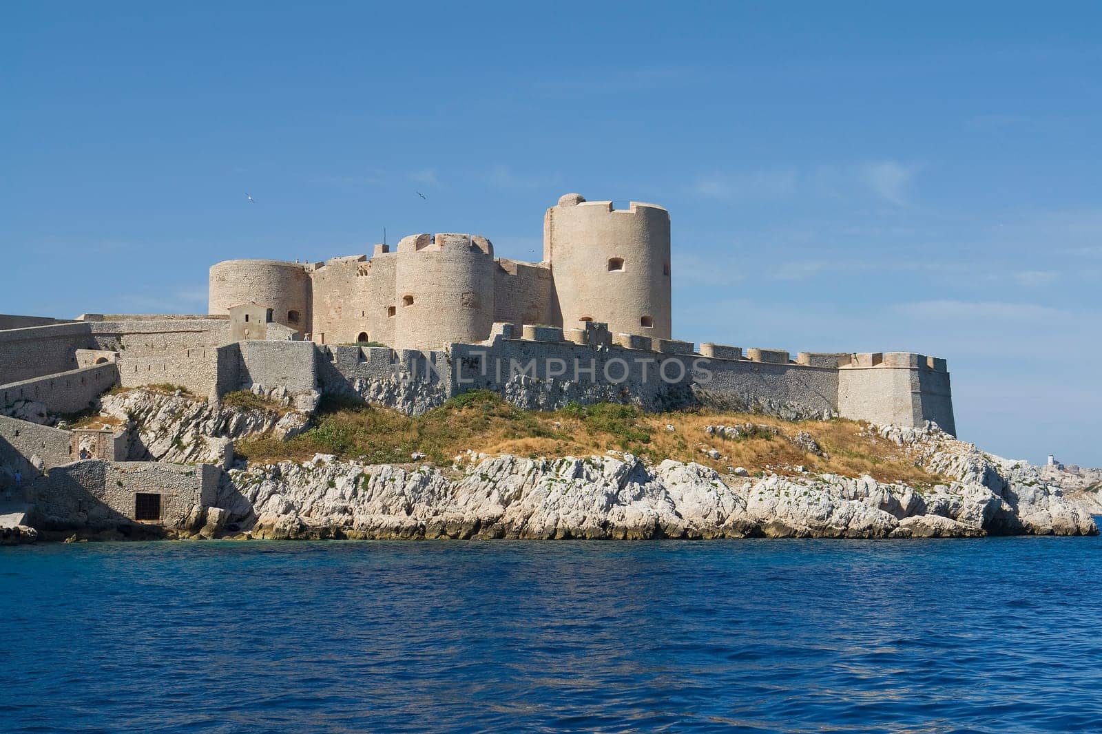 Chateau dIf in front of Marseille