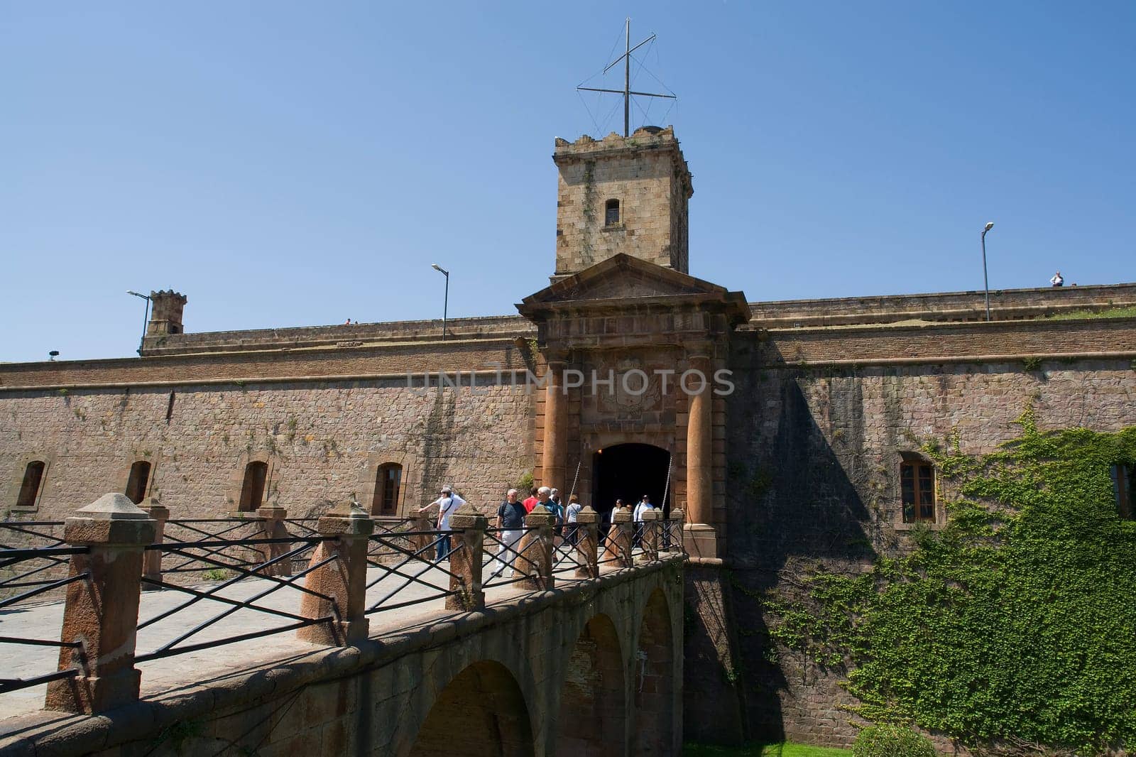 Fortress above Barcelona at Montjuic