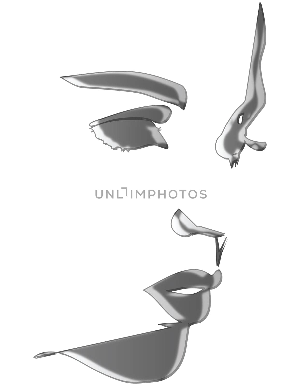 Woman face - illustration