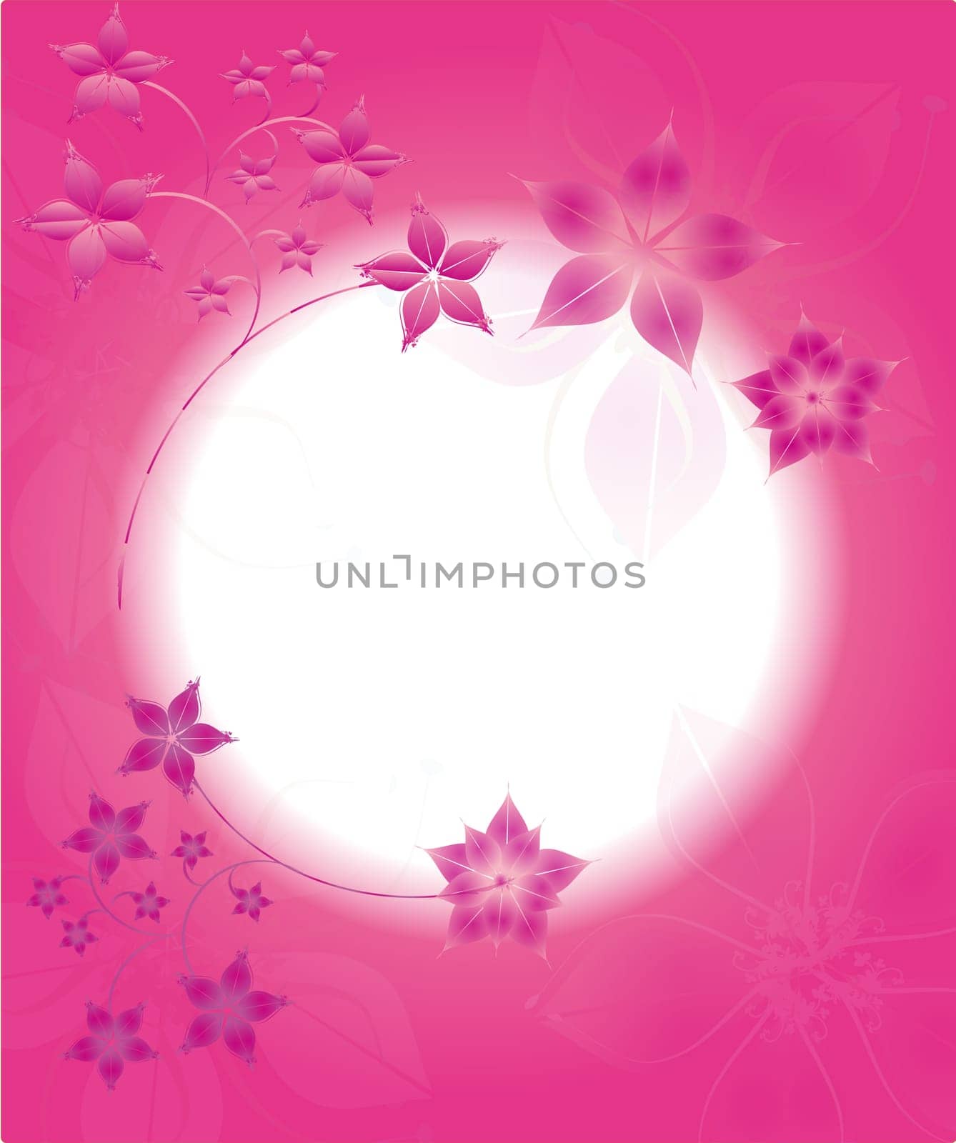 Pink Floral Card