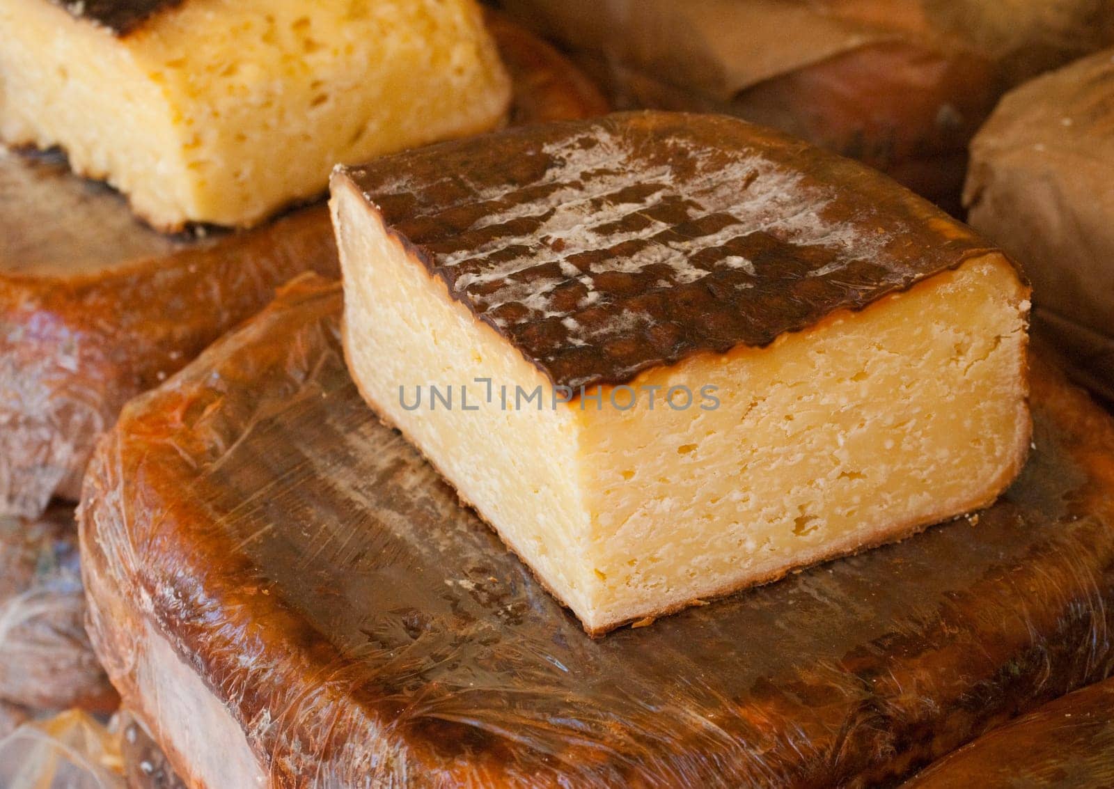 Cheese on market
