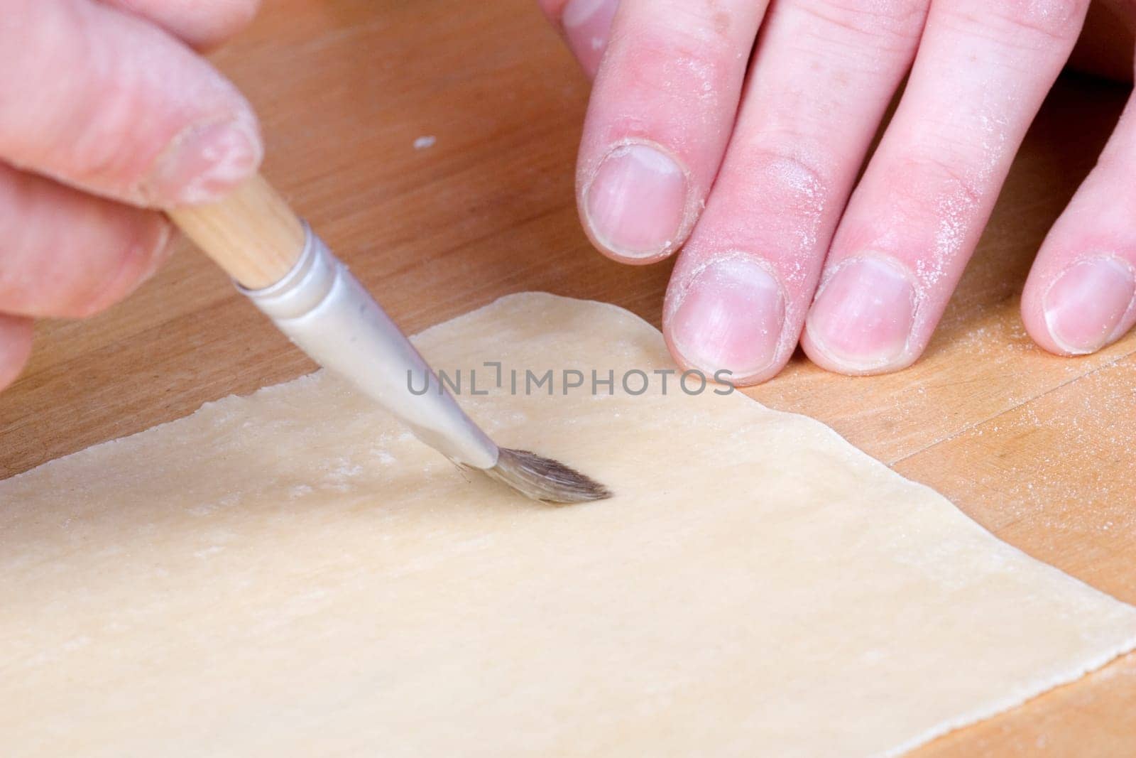 Coating the dough