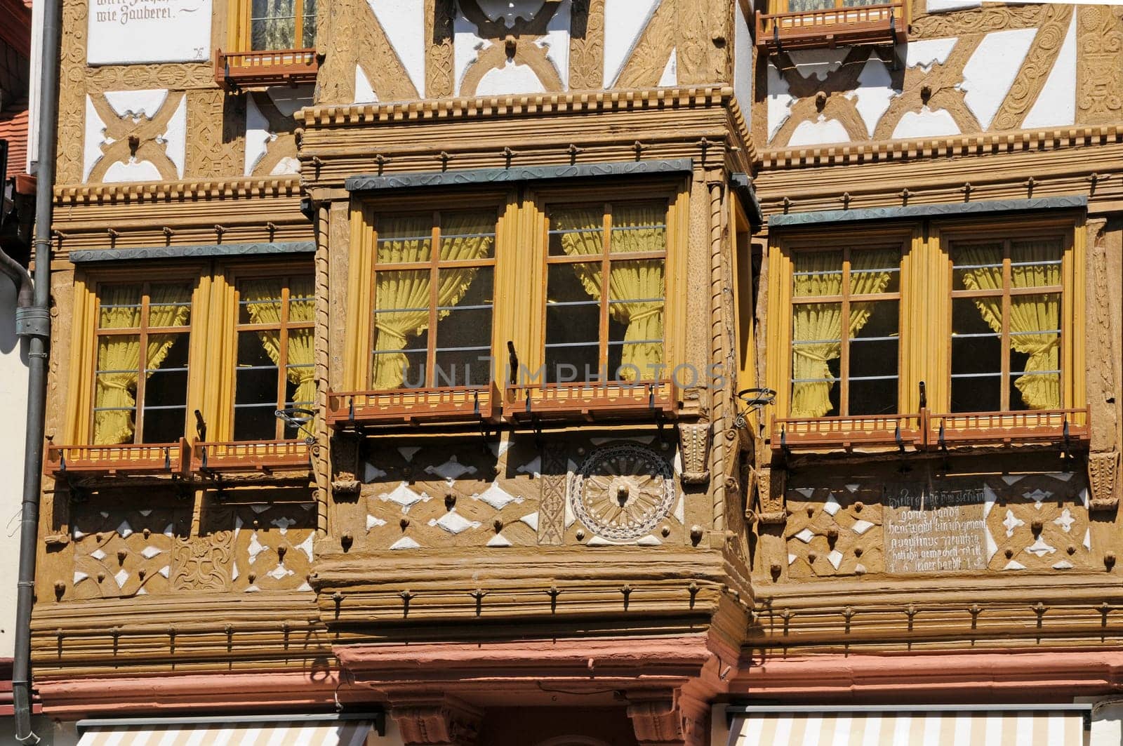 Window of a house in Miltenberg