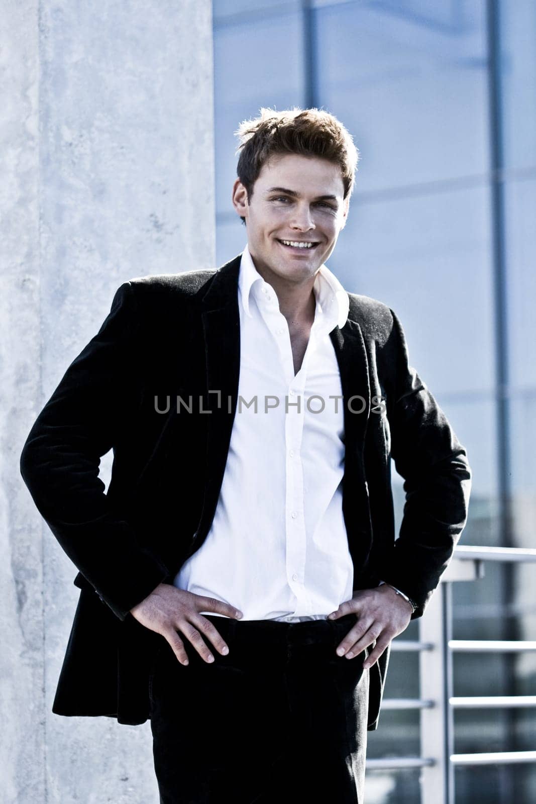 Young Attractive Man In A Corporate Attire