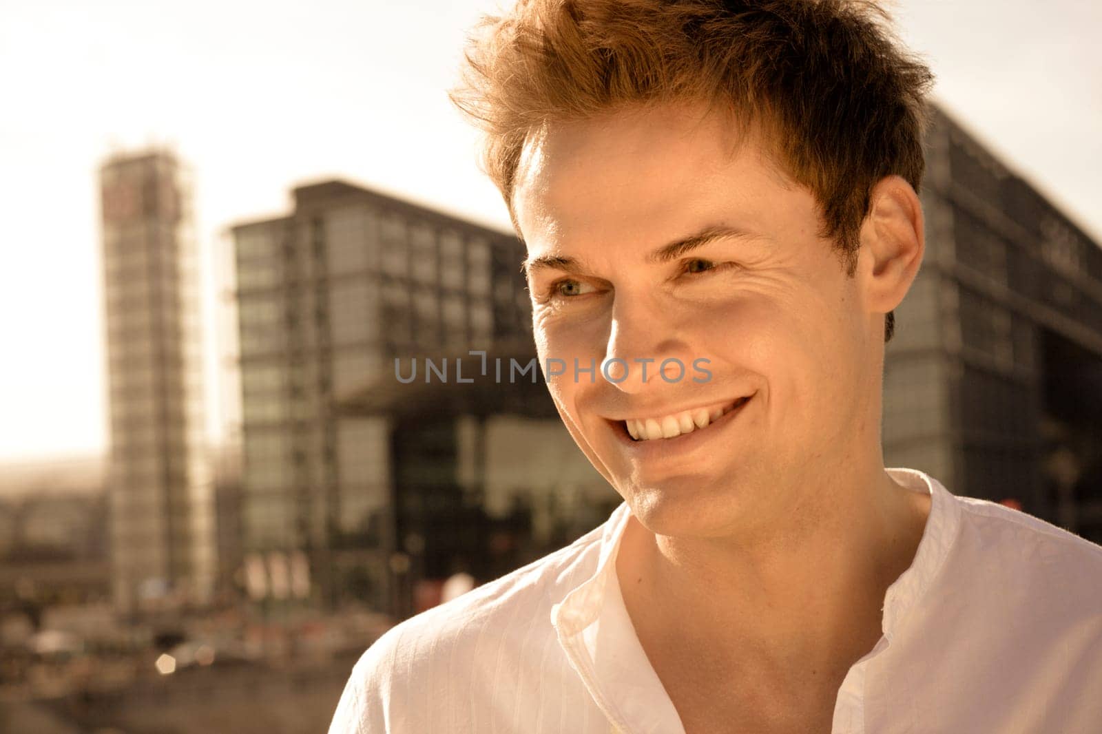 Closeup Of A Handsome Young Man