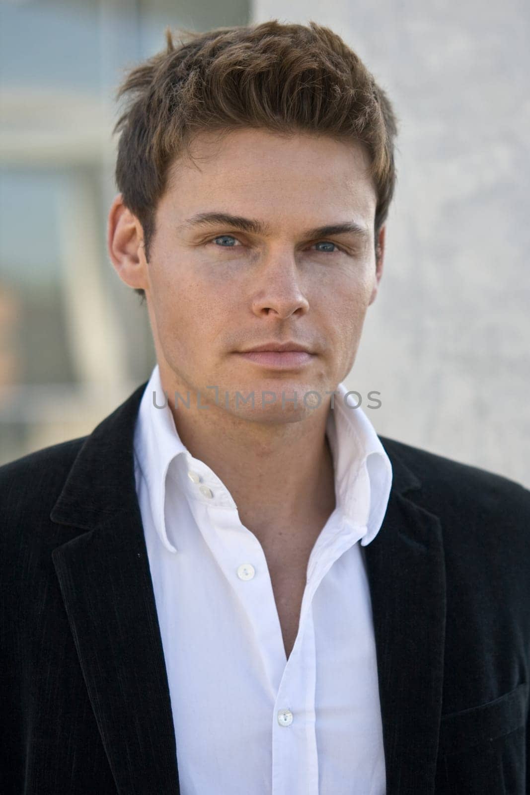Portrait Of A Handsome Man In A Corporate Attire