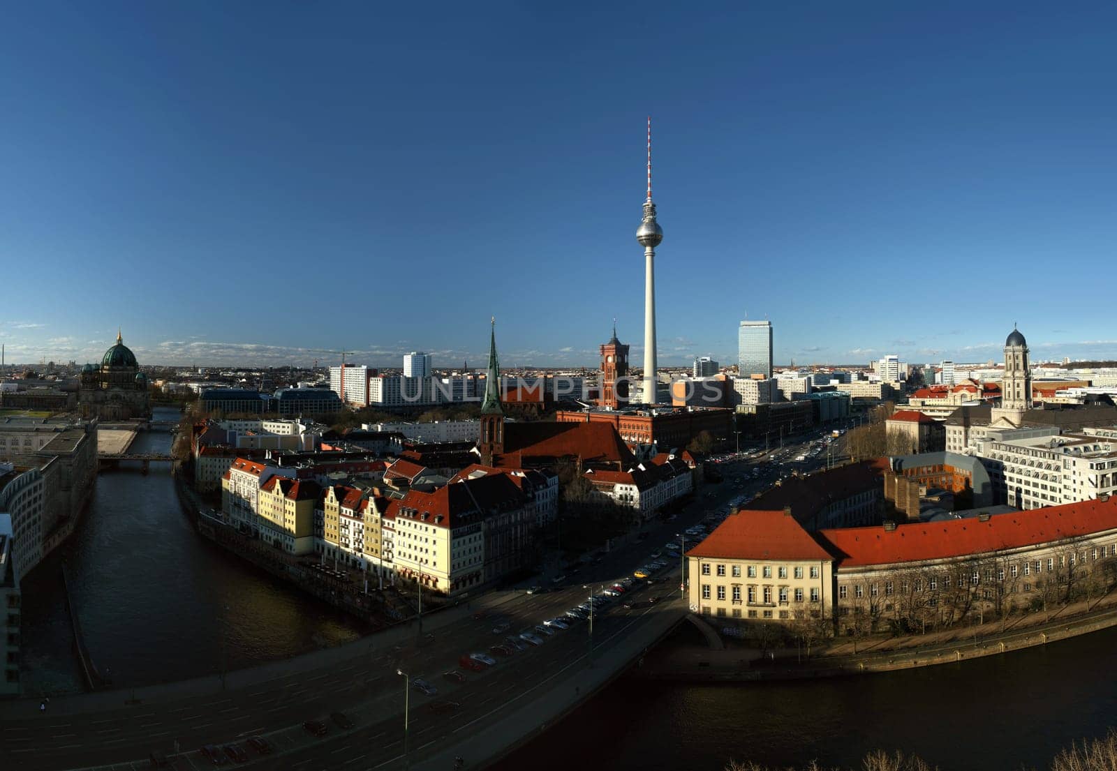 Berlin-Mitte,Rotes Rathaus,TV Tower