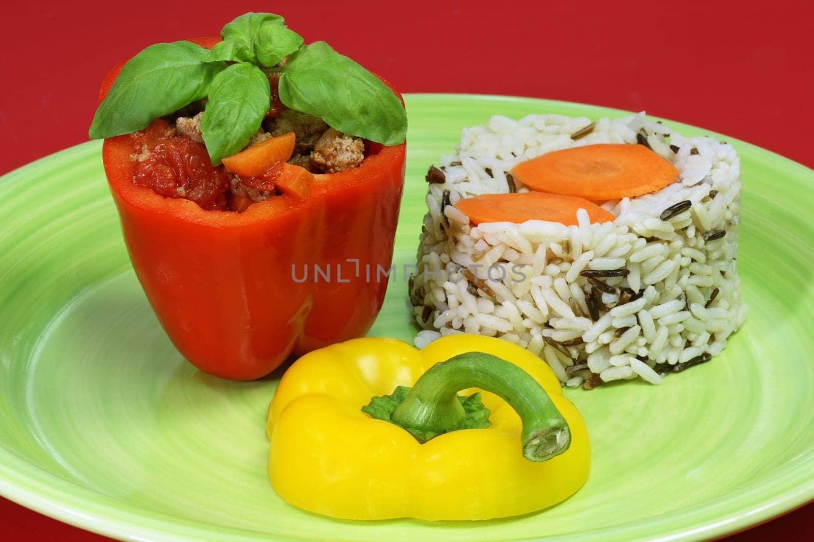 Stuffed bell pepper