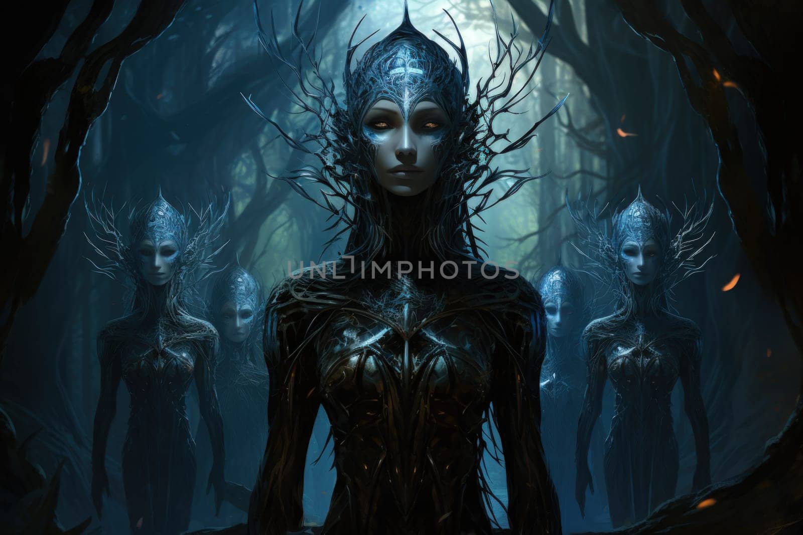 Immerse yourself in a world of fantasy where elven archers stand tall, their keen eyes piercing through the shadows.
