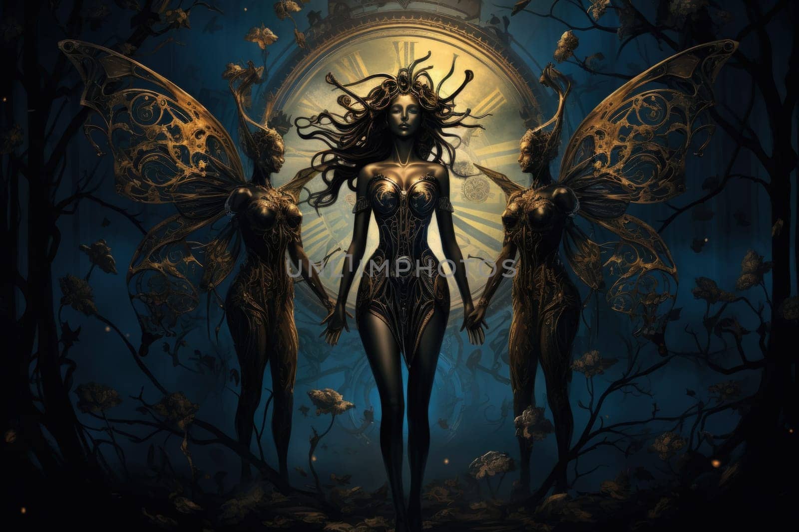 Step into a world where fantasy and mechanics intertwine, and witness the marvel of clockwork fairies.
