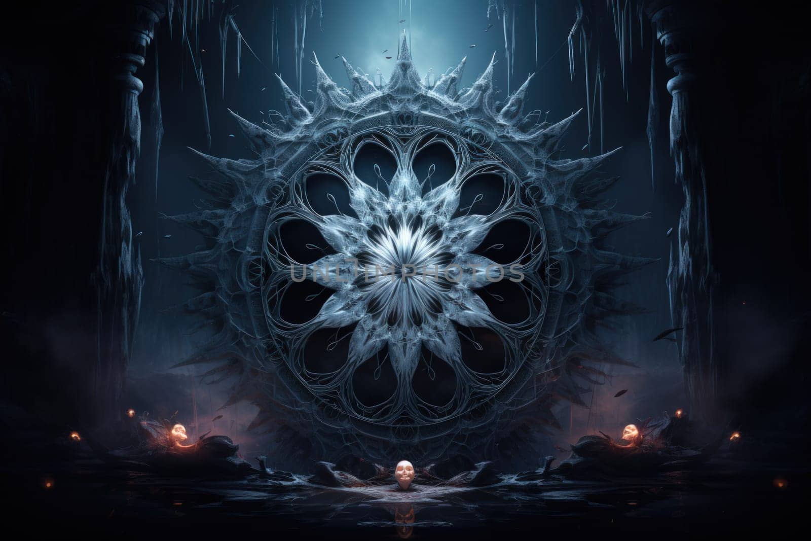 In the realm of fantasy, haunting ghostly apparitions are ethereal beings that exist between the world of the living and the realm of the dead.