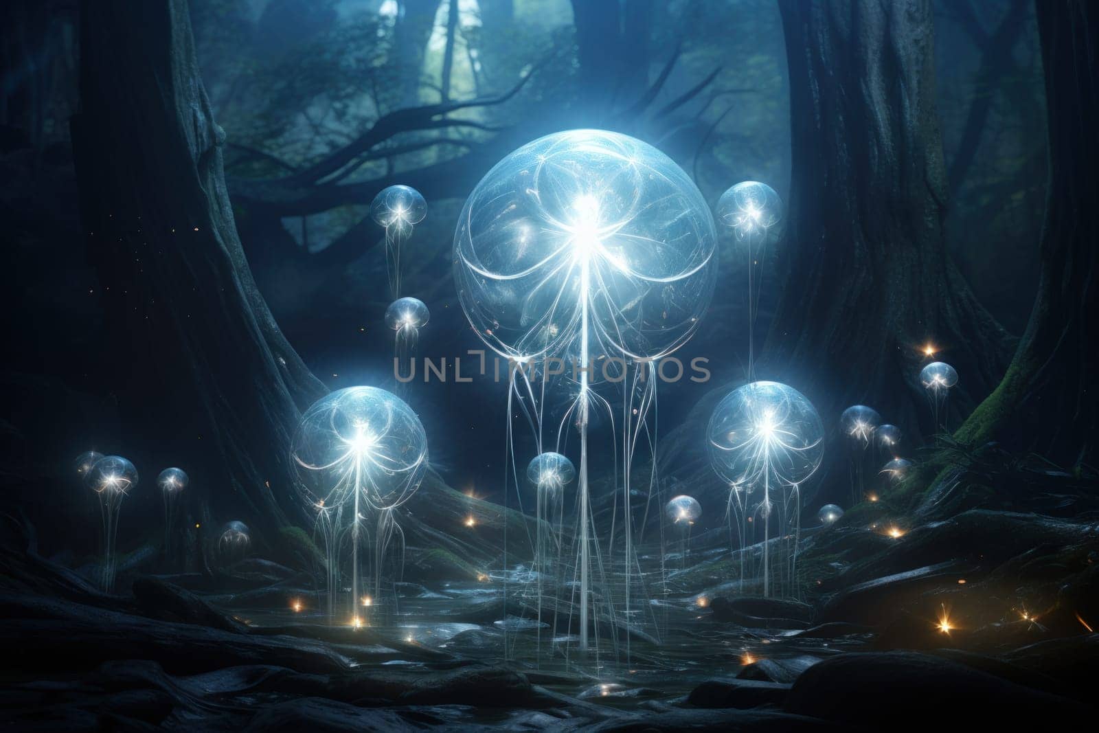 Enter the realm of fantasy and behold the enchanting presence of ethereal moonlight sprites.