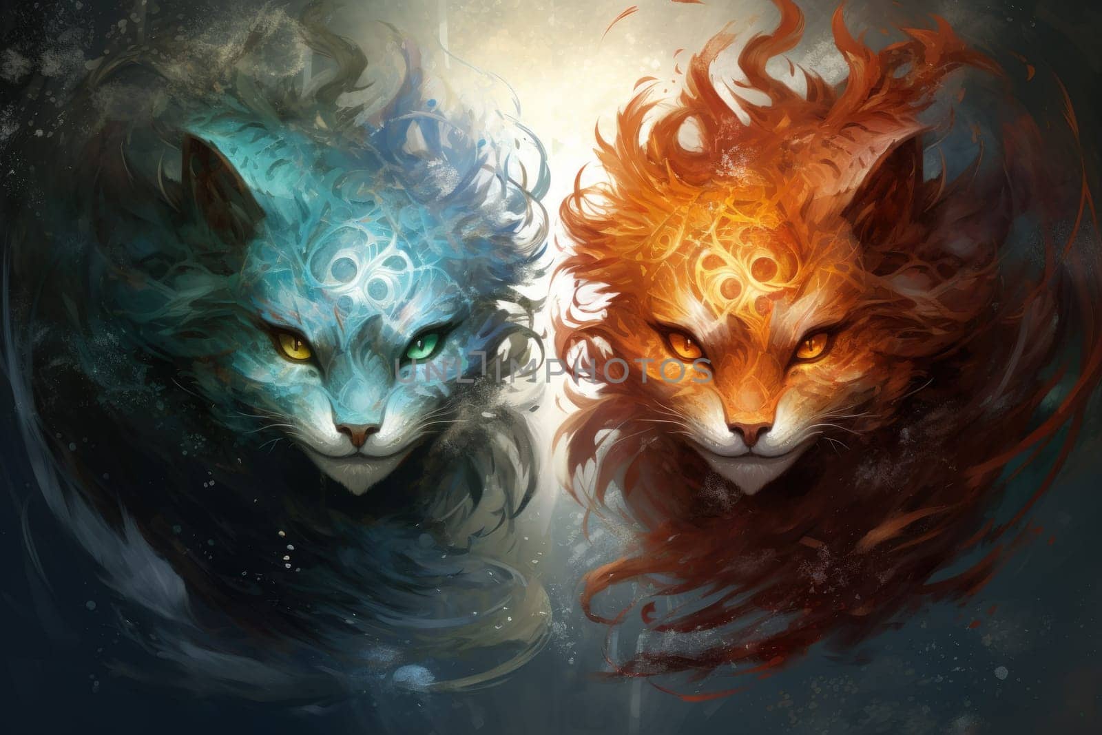 Witness the power and majesty of the ferocious thundercats in this captivating illustration crafted by a professional visual artist.