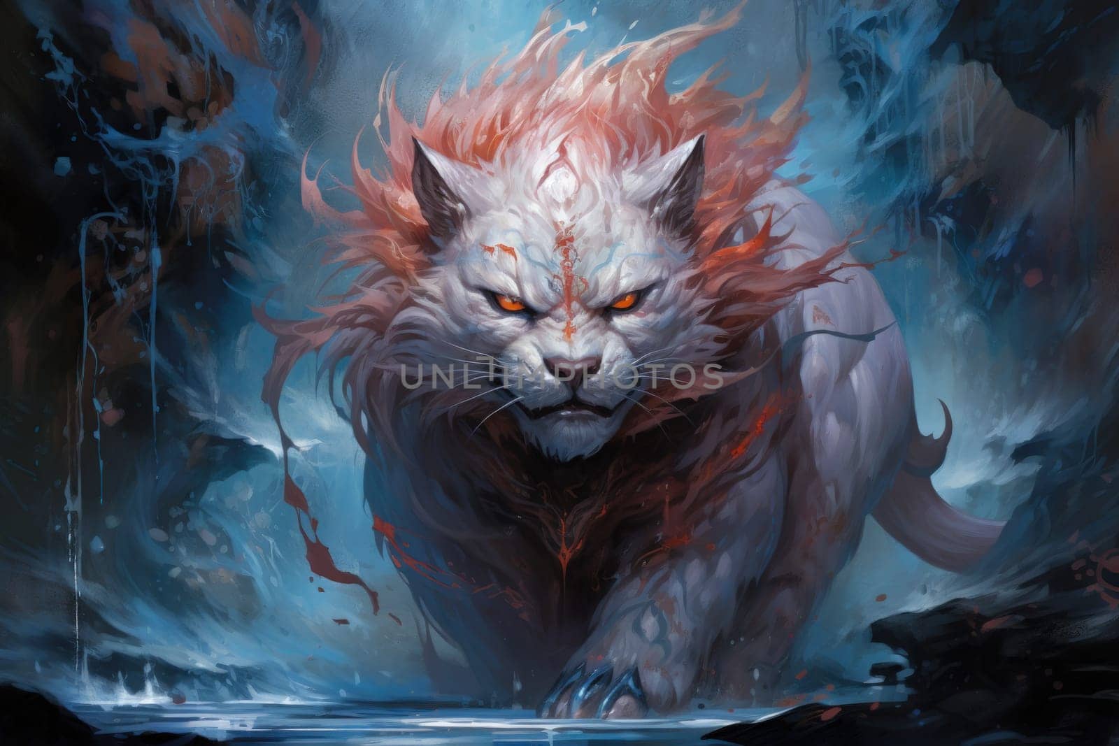 Witness the power and majesty of the ferocious thundercats in this captivating illustration crafted by a professional visual artist.