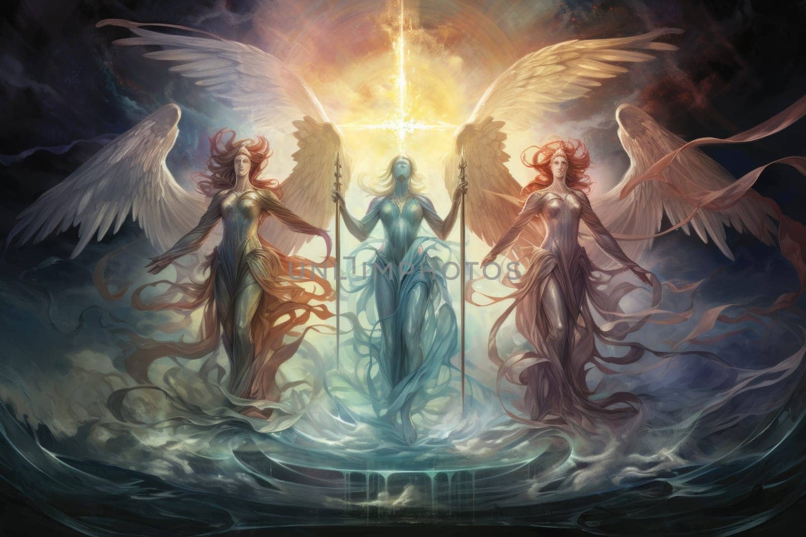 In the realm of fantasy, celestial beings captivate with their ethereal presence. These radiant creatures, adorned with wings of pure light, embody grace and purity.