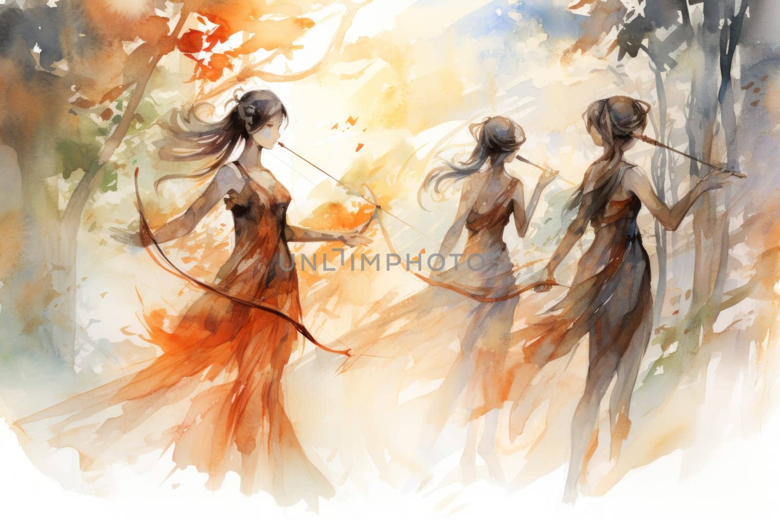 Immerse yourself in a world of fantasy where elven archers stand tall, their keen eyes piercing through the shadows.