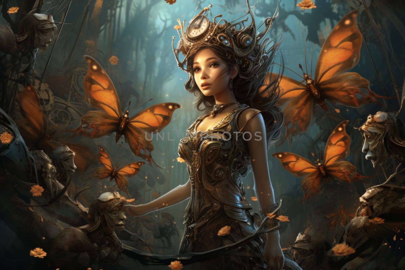 Step into a world where fantasy and mechanics intertwine, and witness the marvel of clockwork fairies.