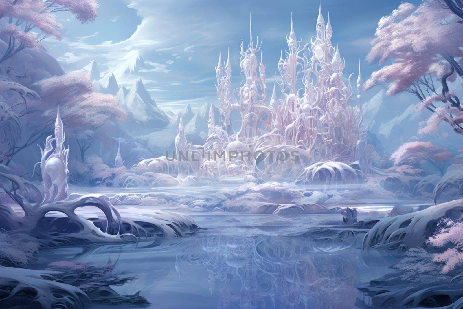 Immerse yourself in the enchanting world of fantasy and witness the elegance of the frost faeries.