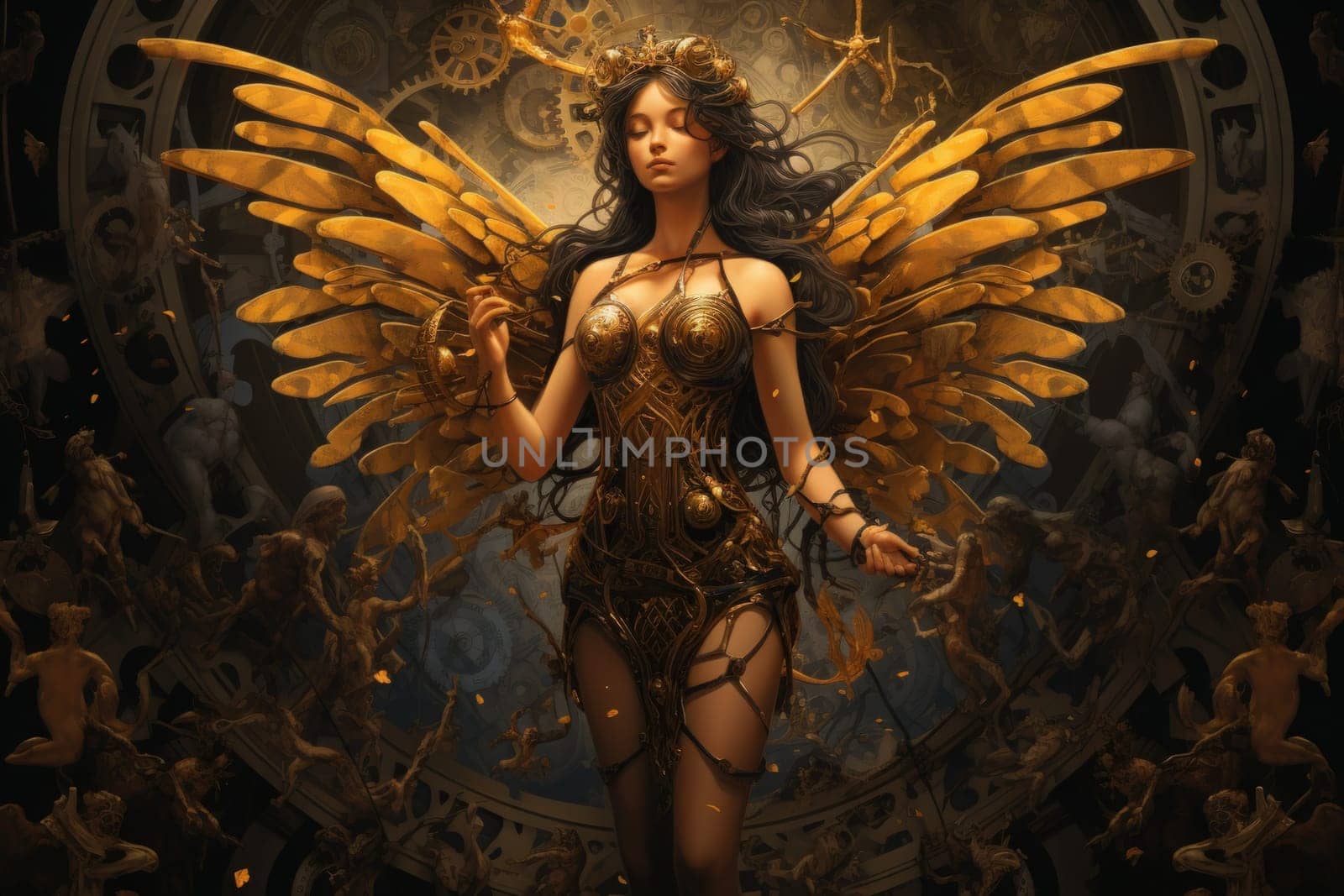 Step into a world where fantasy and mechanics intertwine, and witness the marvel of clockwork fairies.