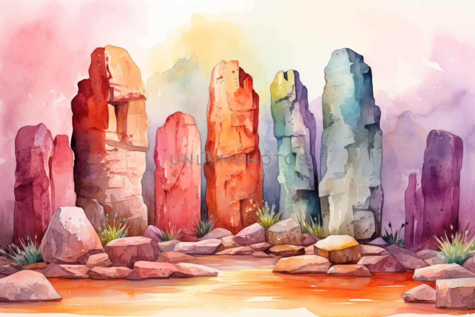 Deep within the realms of fantasy, harmonious singing stones lie, their mystical nature revealed when struck.