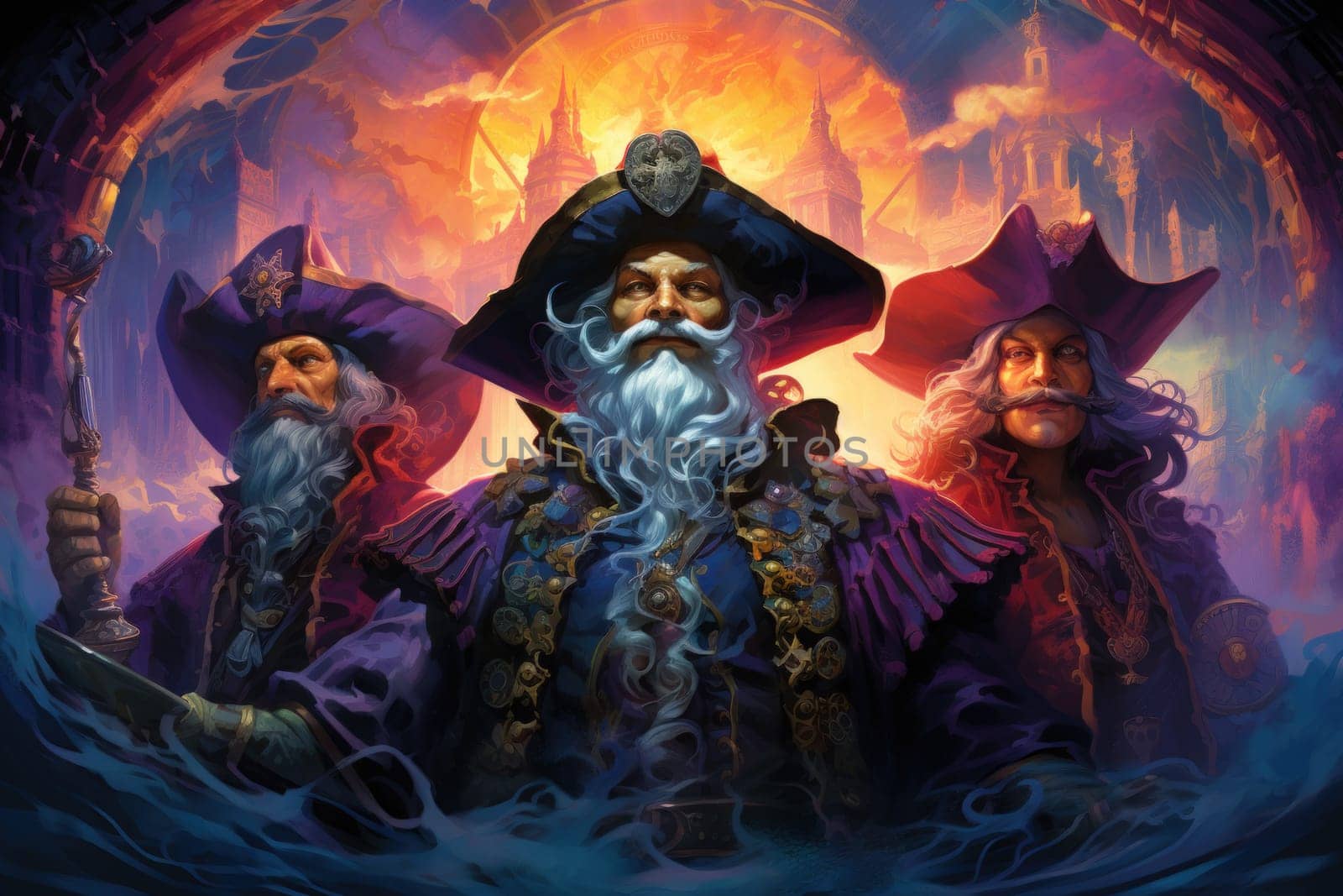Set sail on a thrilling adventure where daring pirate captains navigate through enchanted seas.
