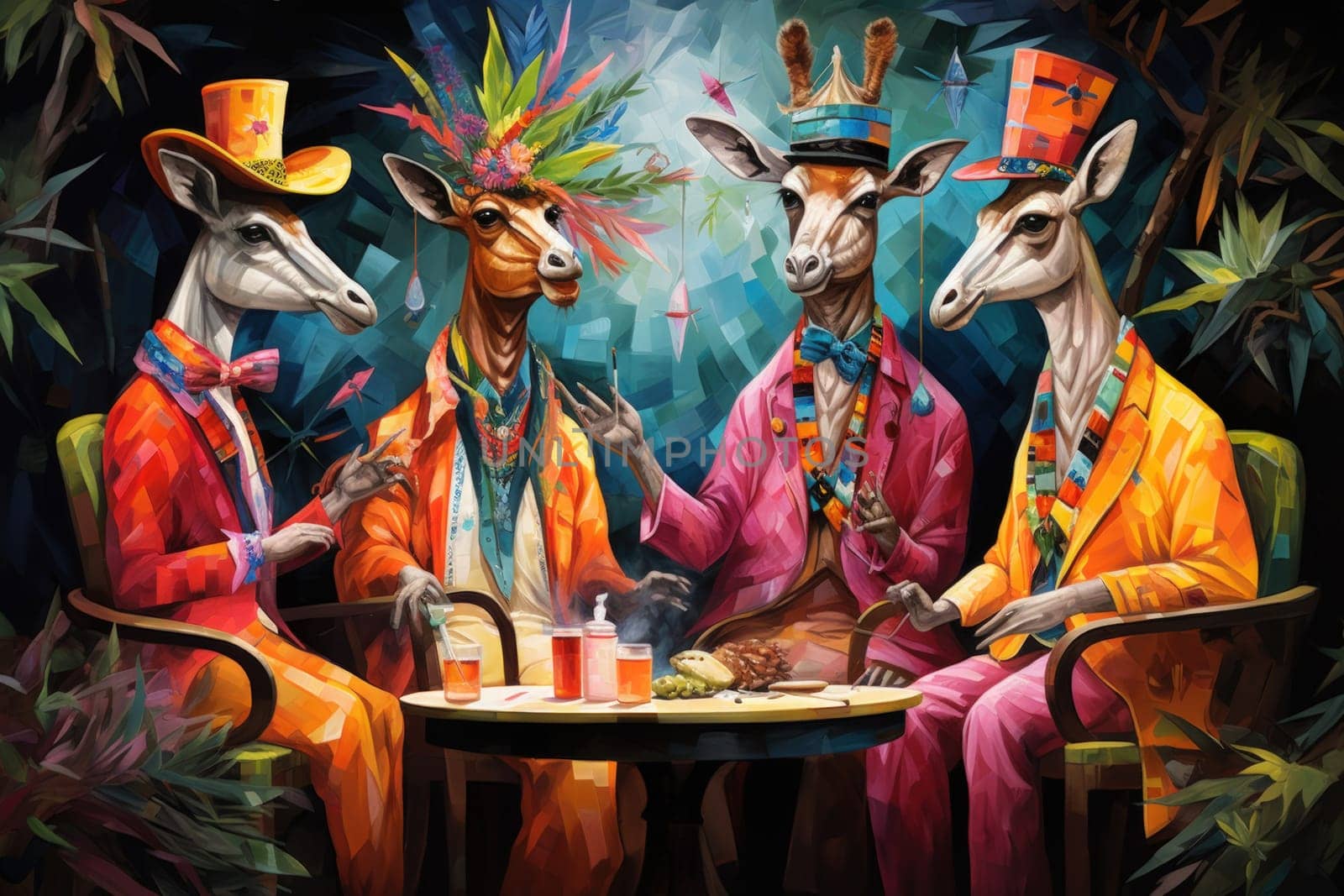 Enter a whimsical world where charming talking animals, with their enchanting voices and wisdom, offer sage advice to those in need.