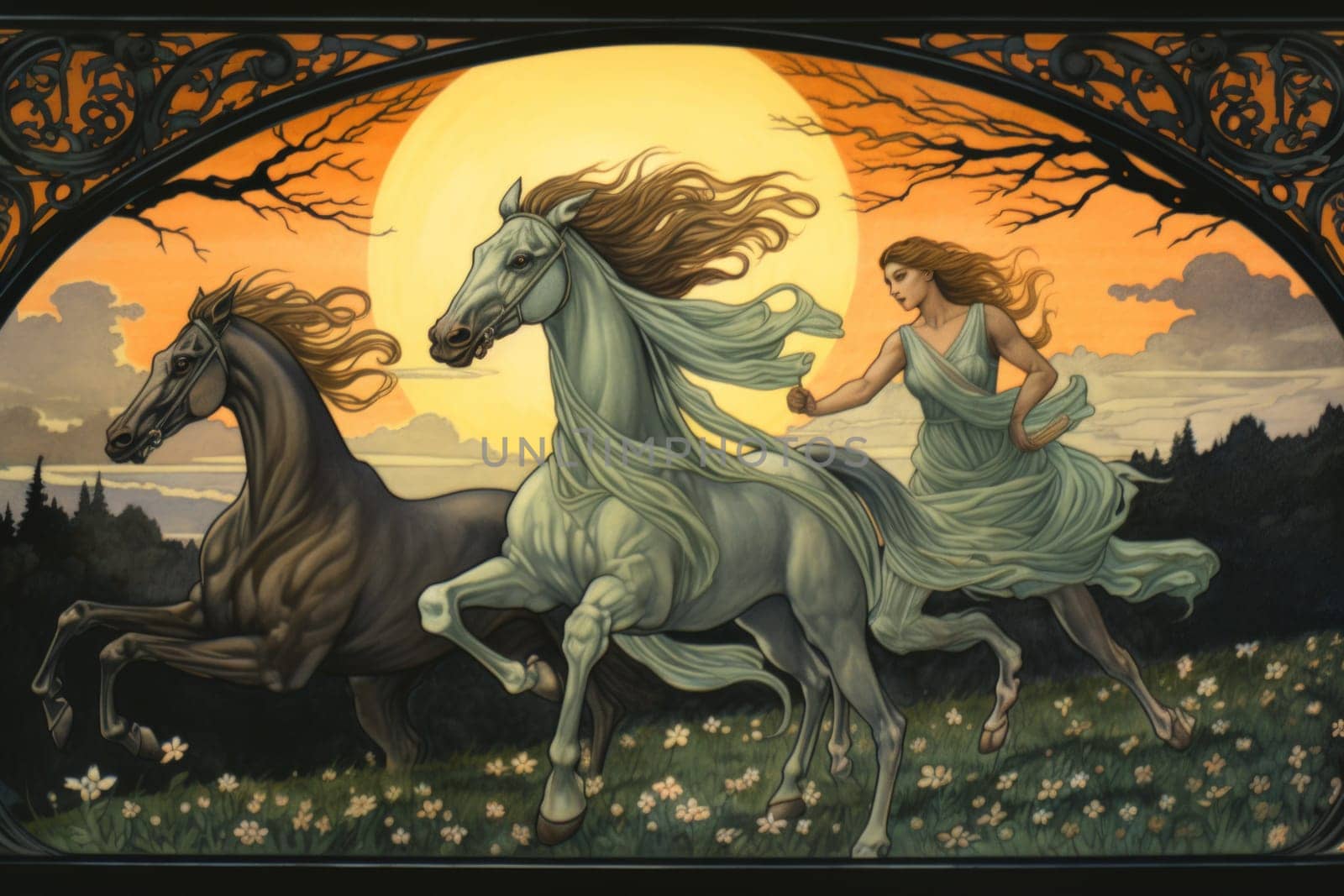Embark on a mystical journey where elusive centaurs, with their ethereal grace, gallop through moonlit meadows.