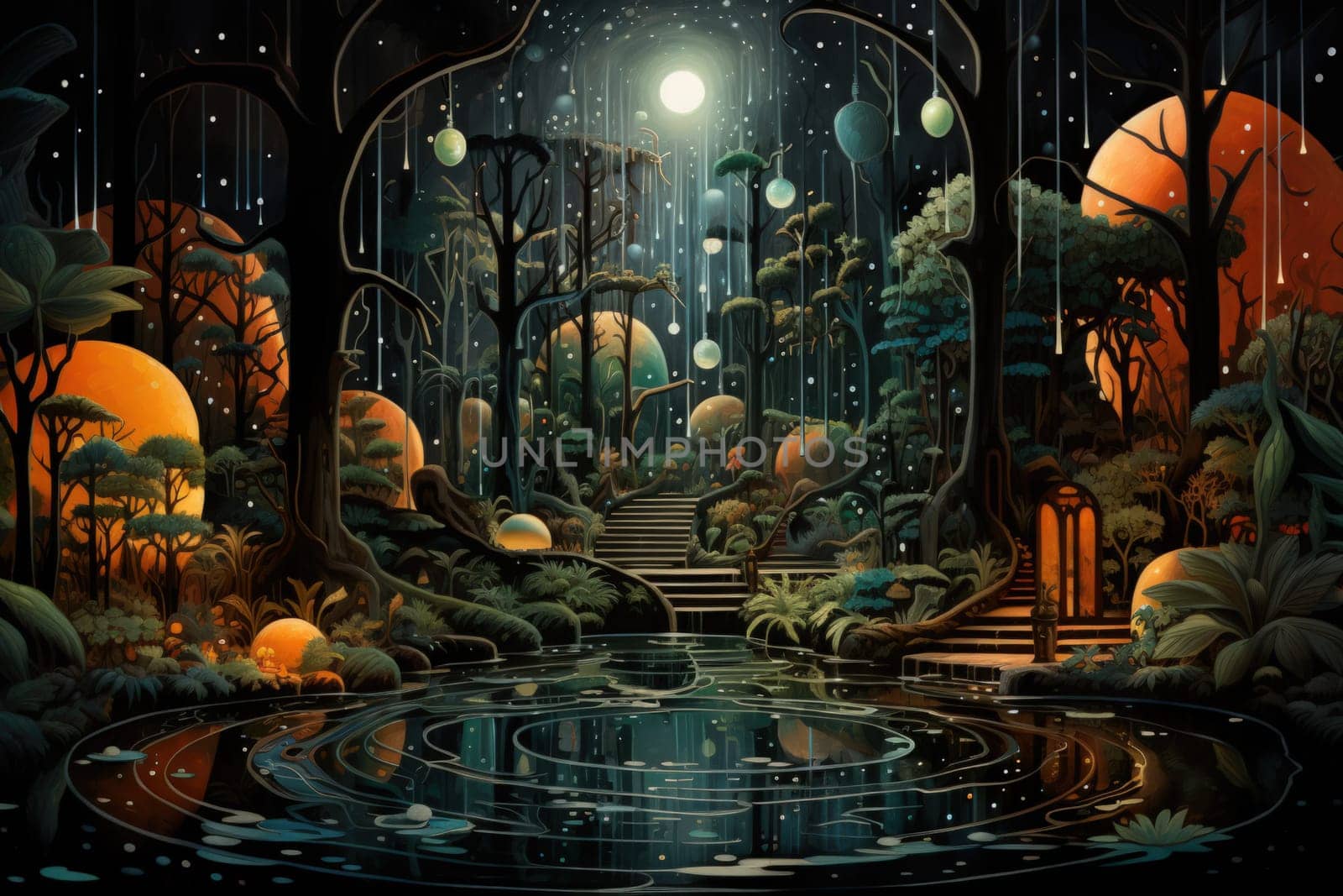 In the realm of fantasy, there are mystical and enchanting song fountains that bring harmony to the world around them.