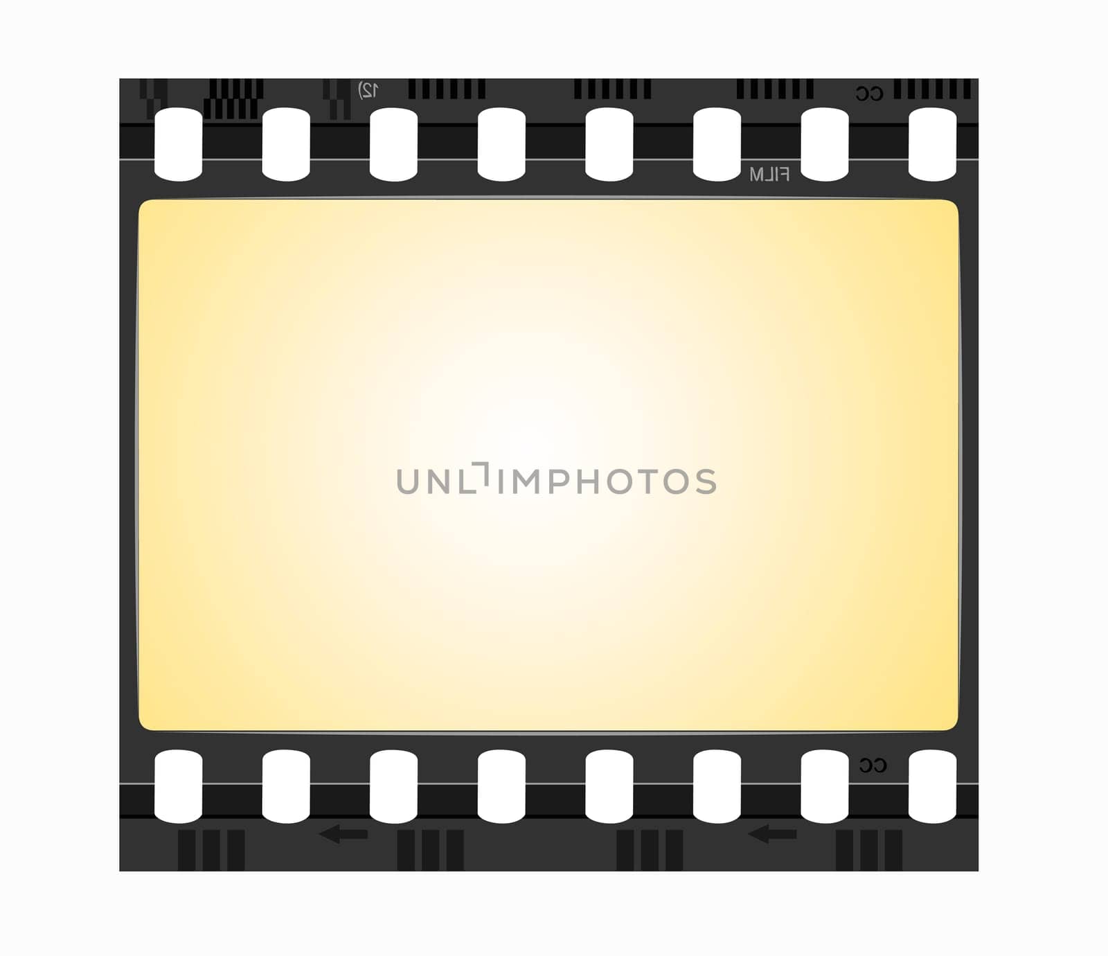 grunge film frame